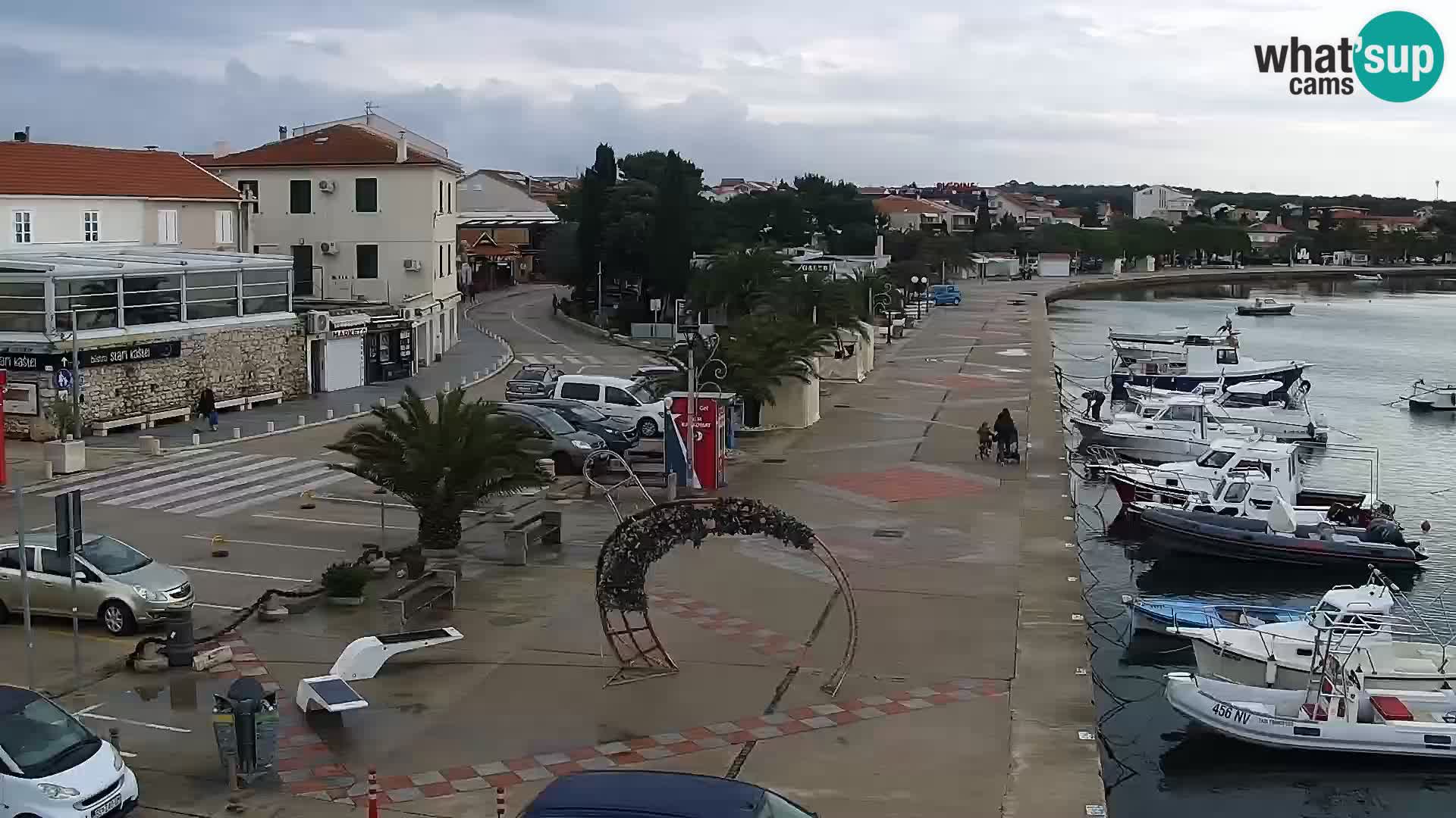 Livecam Promenade a Novalja