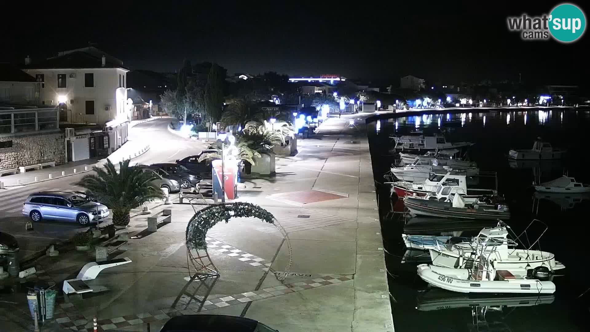Novalja Livecam promenade