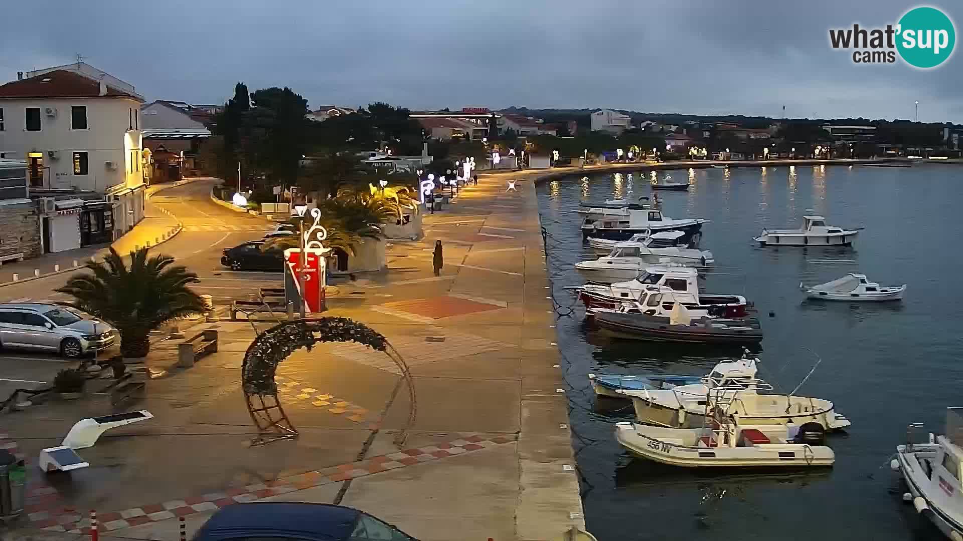 Livecam Promenade a Novalja