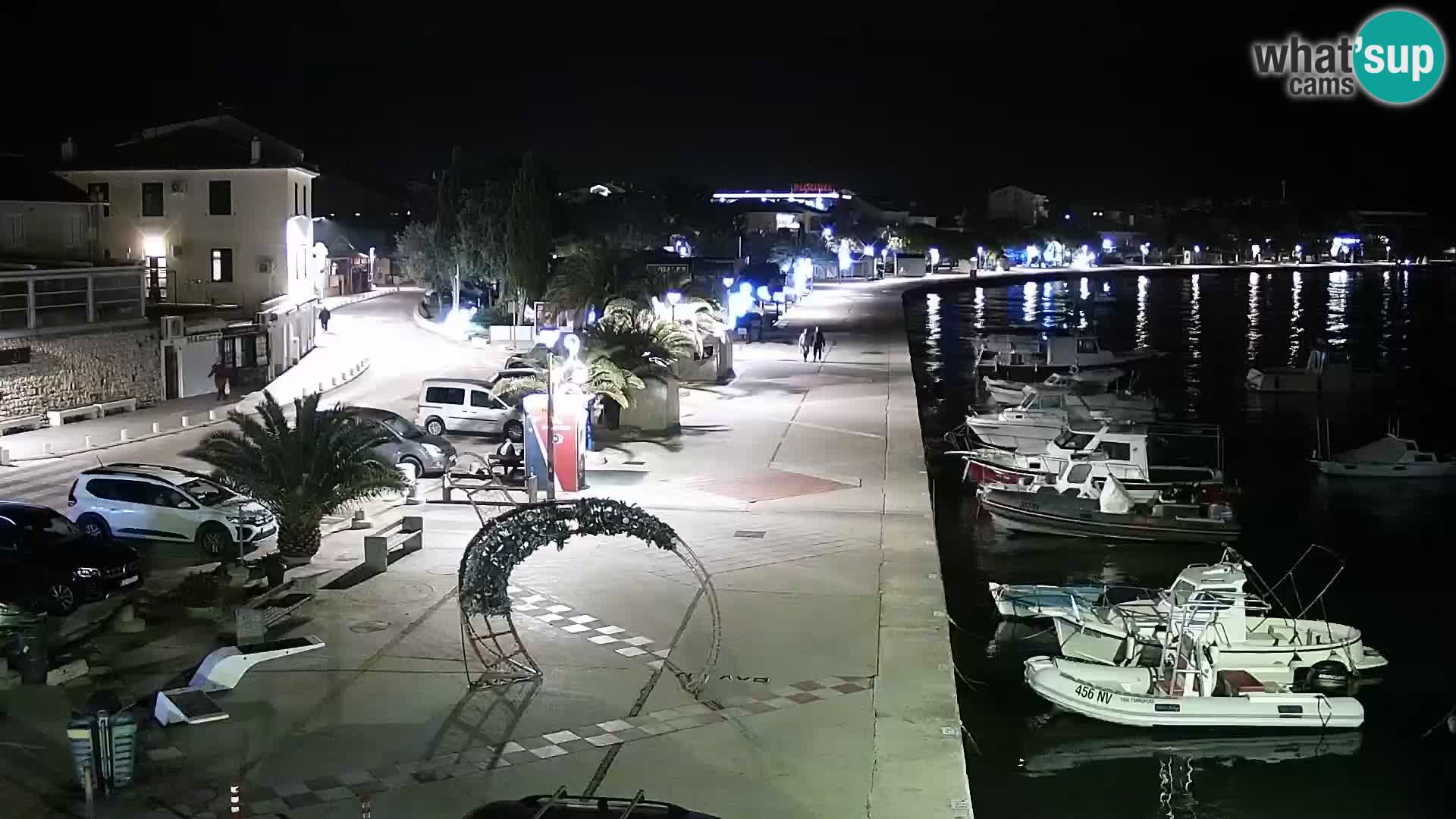 Novalja Livecam promenade