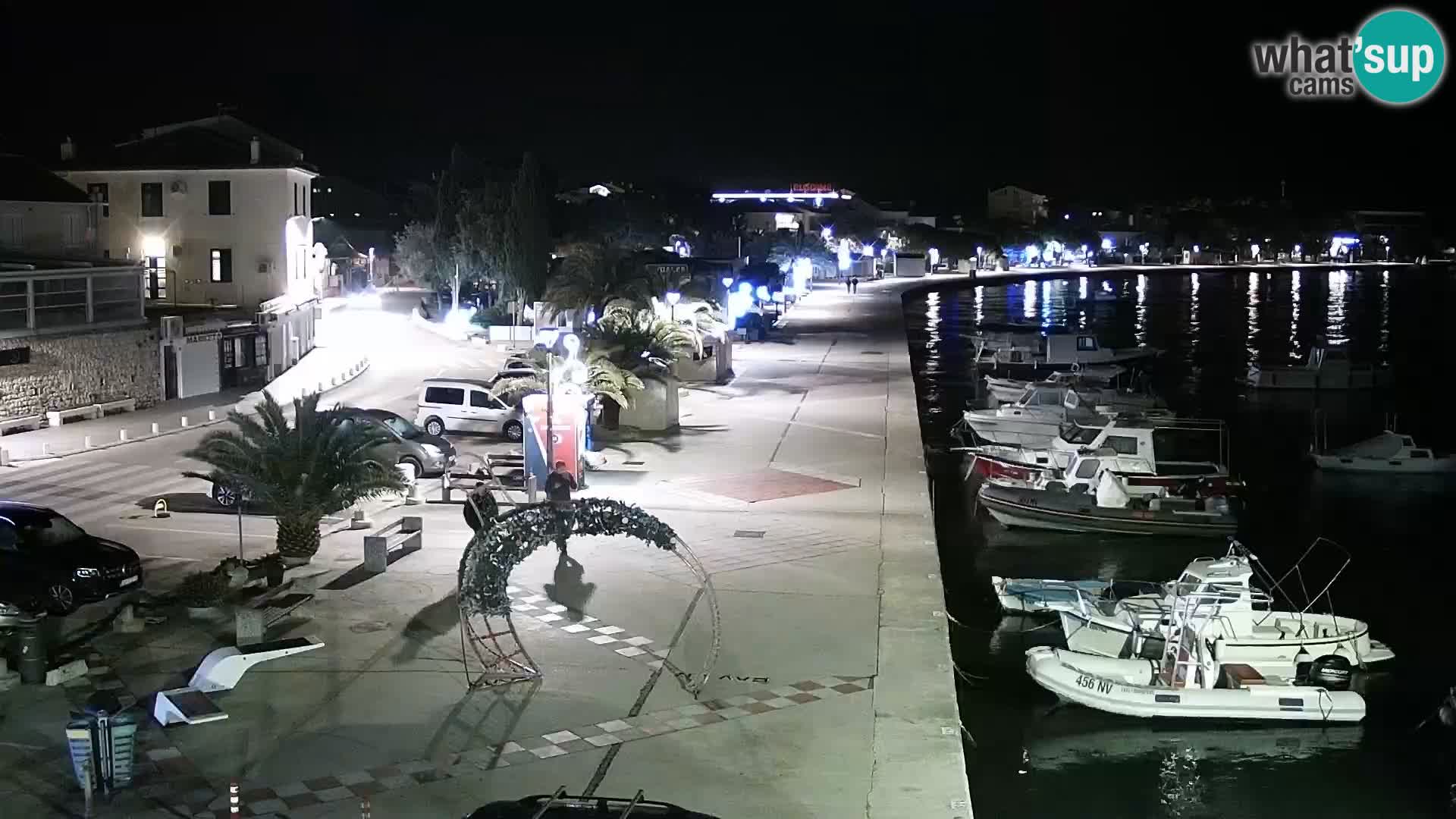 Novalja Livecam promenade