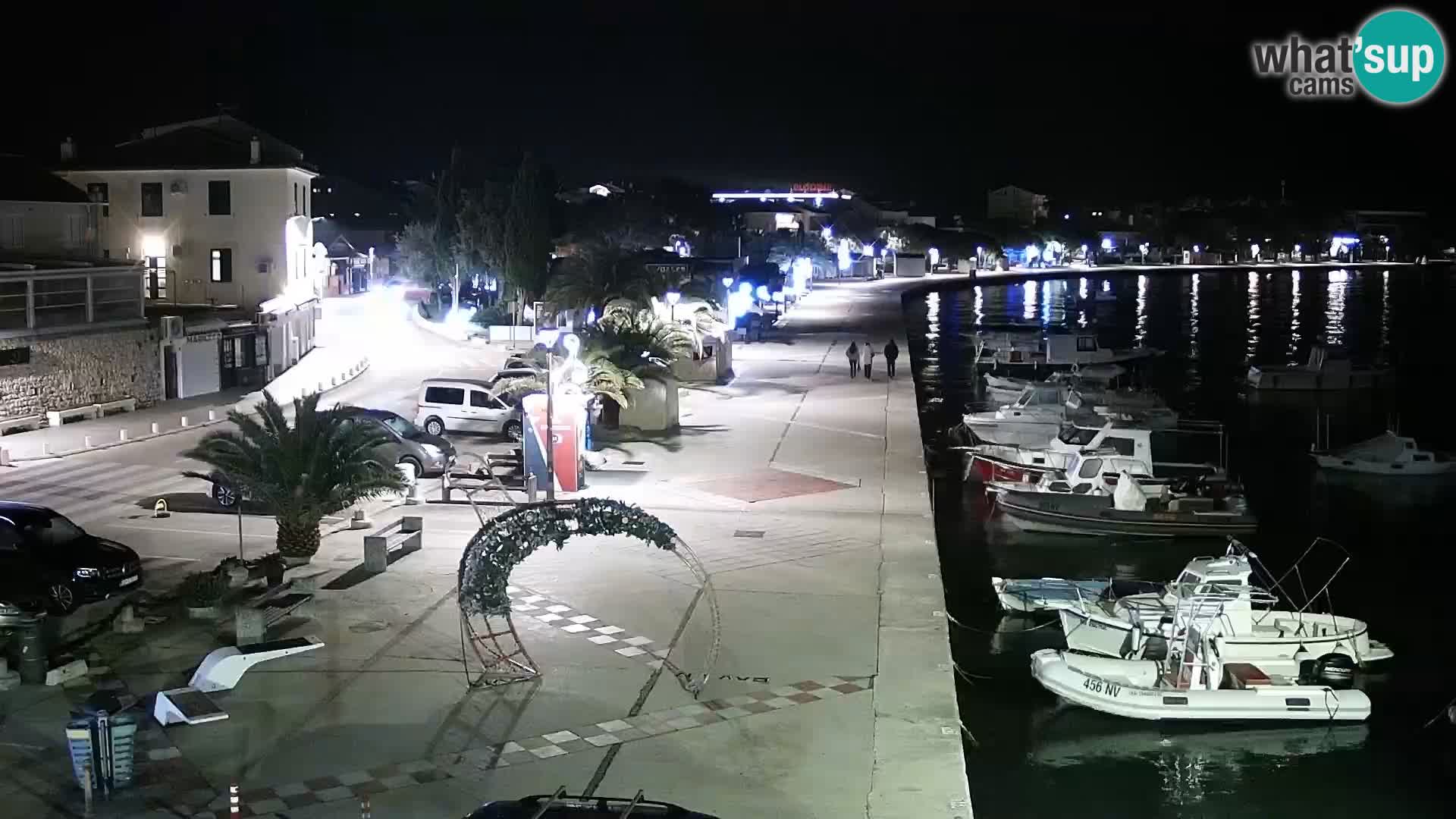 Novalja Livecam promenade