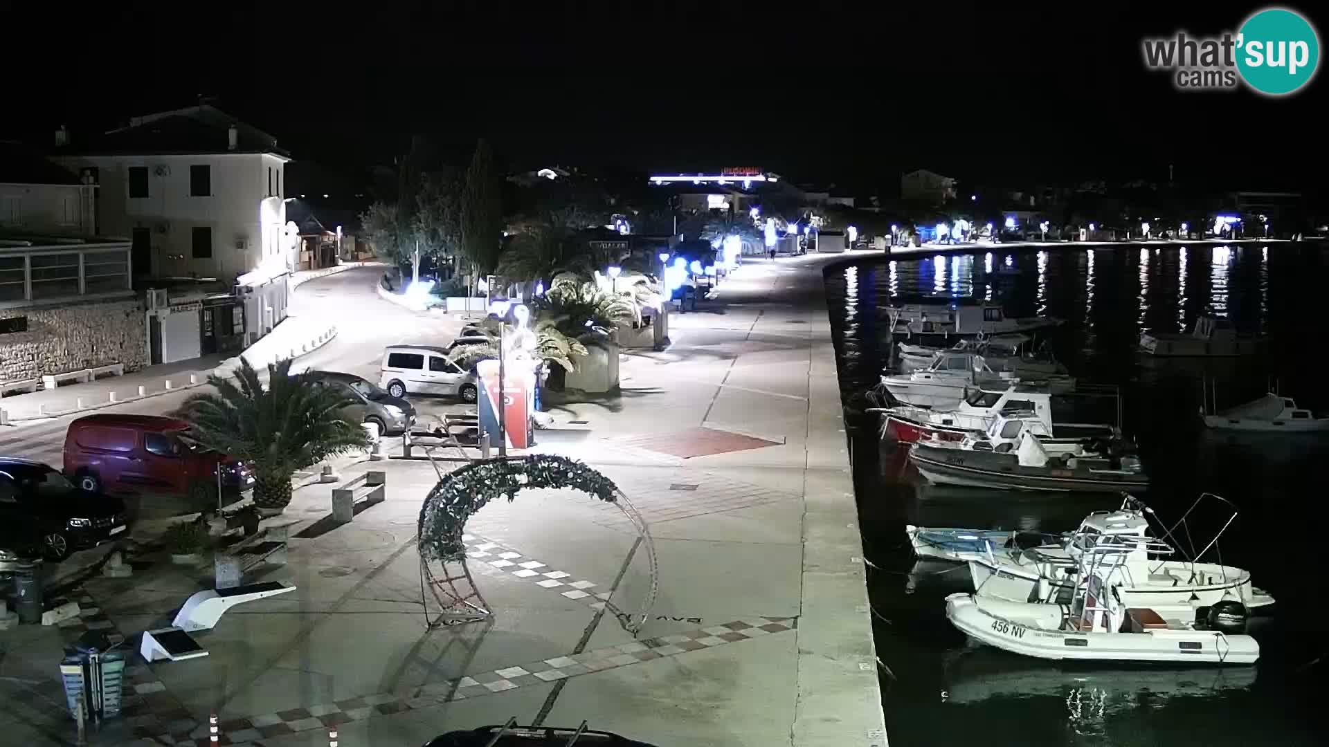 Novalja Livecam promenade