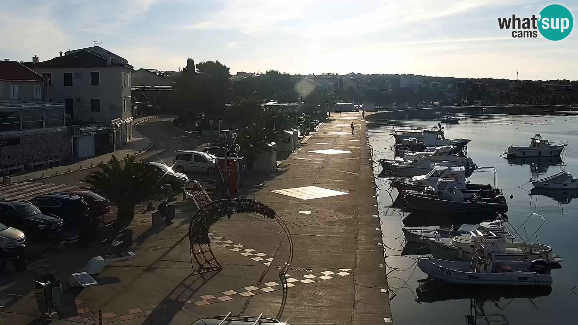 Novalja Livecam promenade