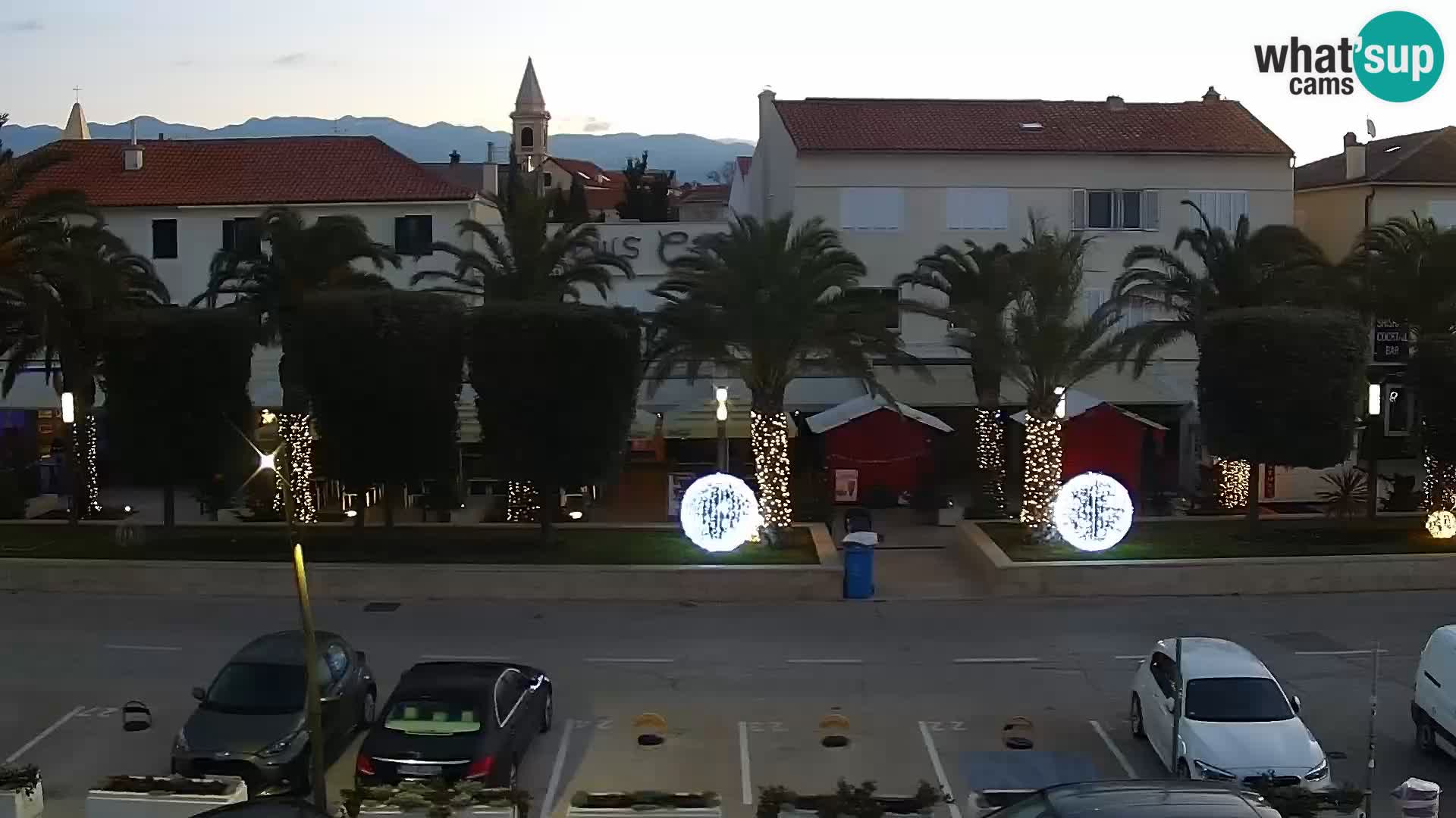 Livecam Promenade a Novalja