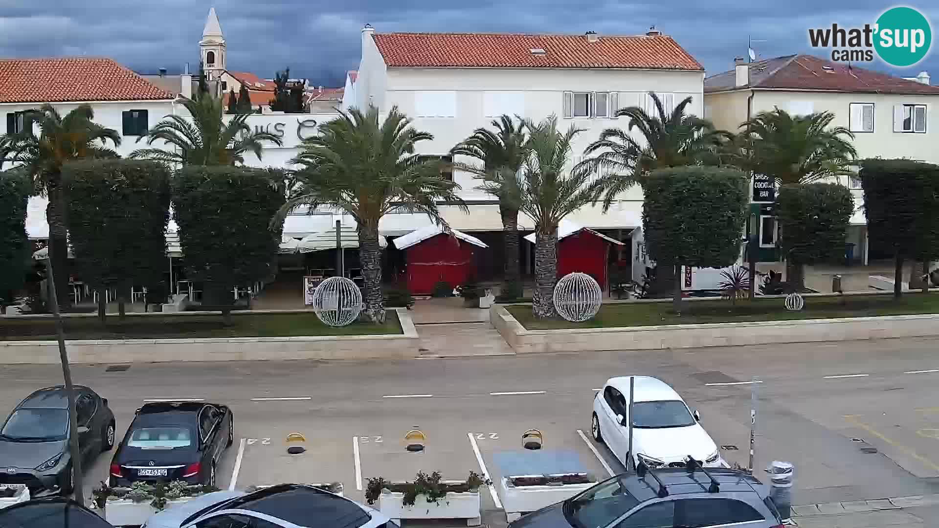 Novalja Livecam promenade