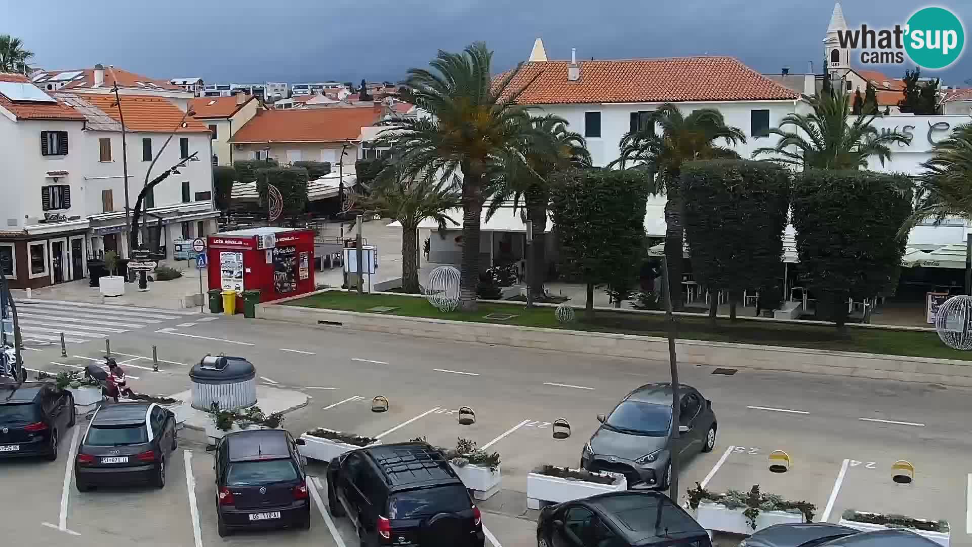 Novalja Livecam promenade
