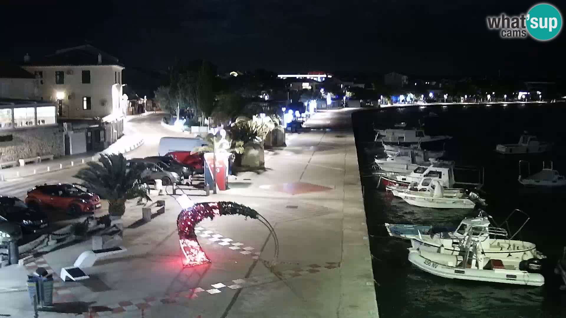 Novalja Livecam promenade