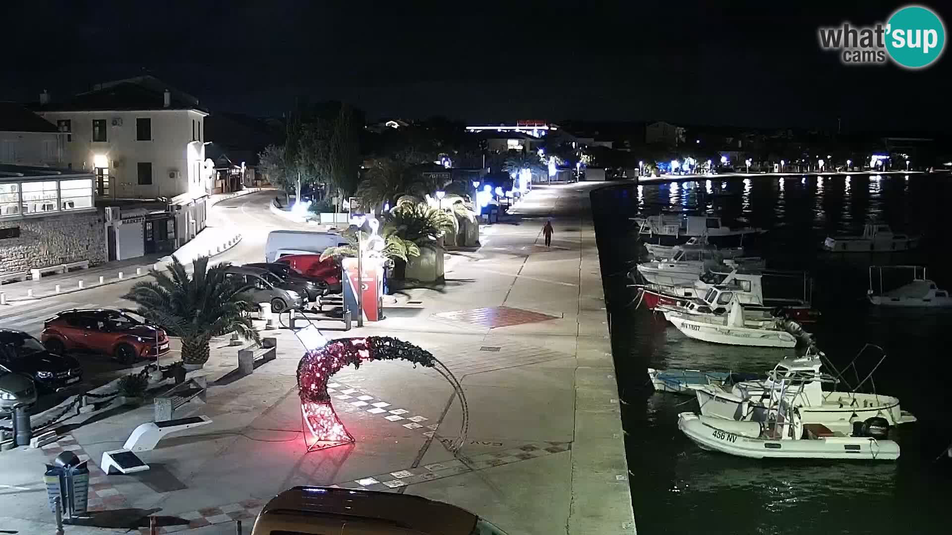 Novalja Livecam promenade