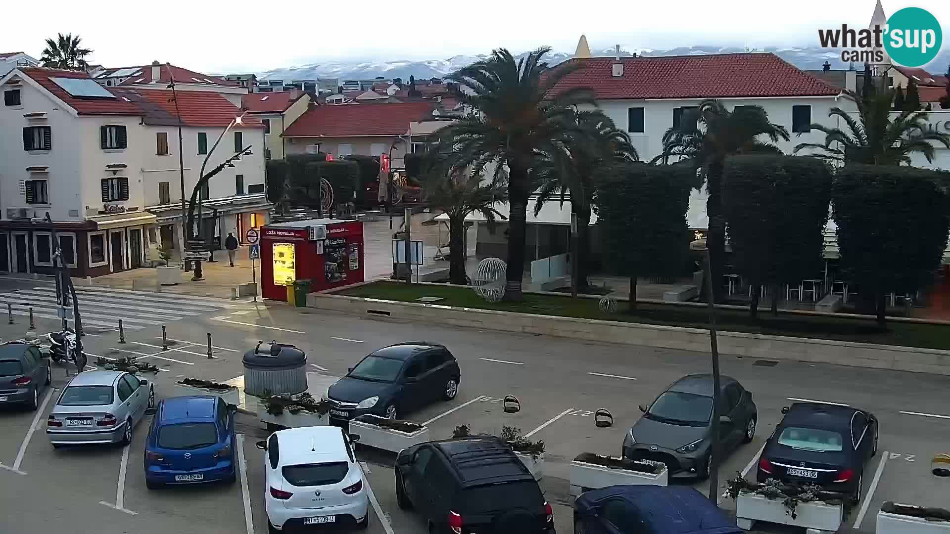 Novalja Livecam promenade