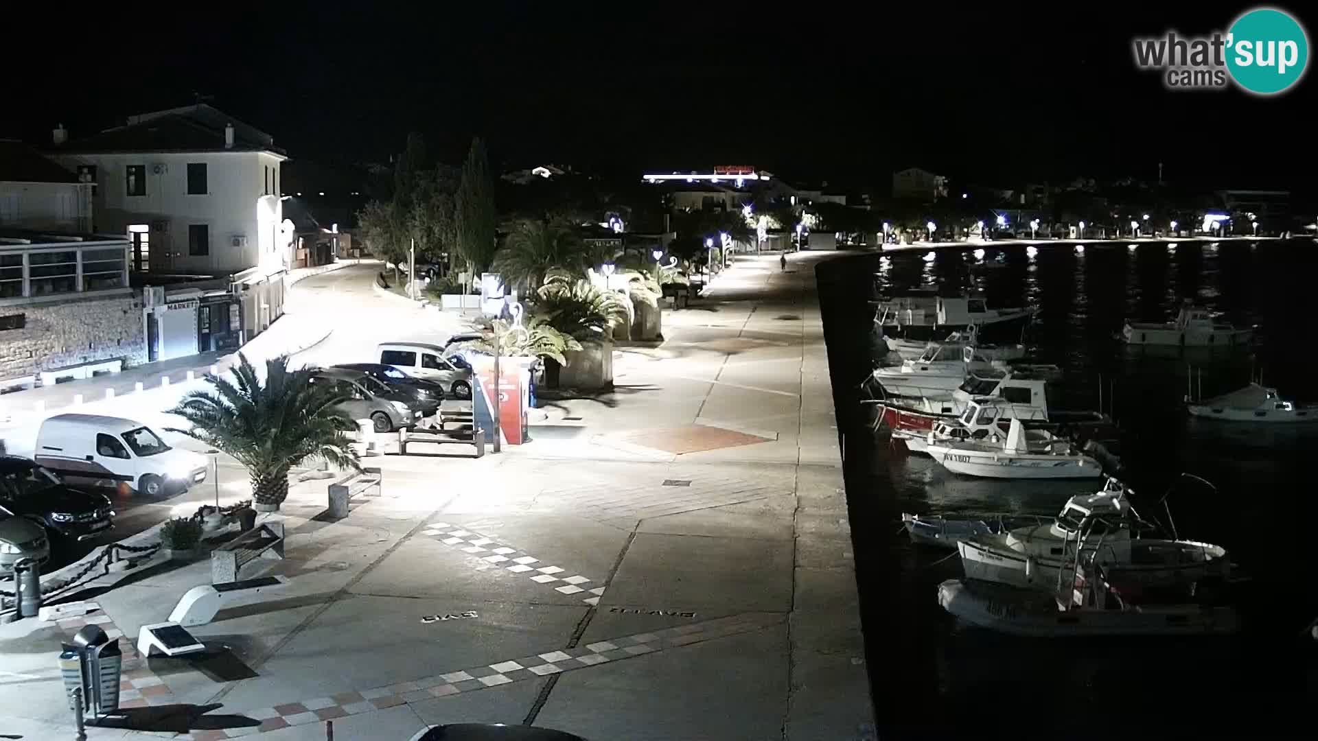 Novalja Livecam promenade