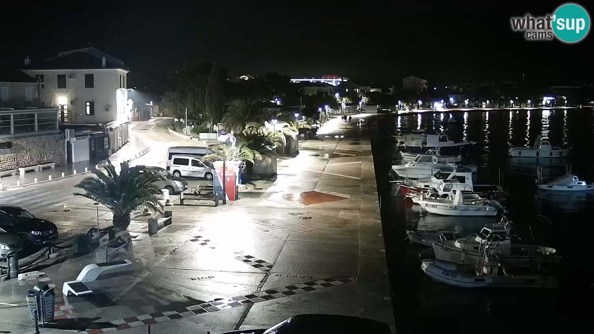 Novalja Livecam promenade