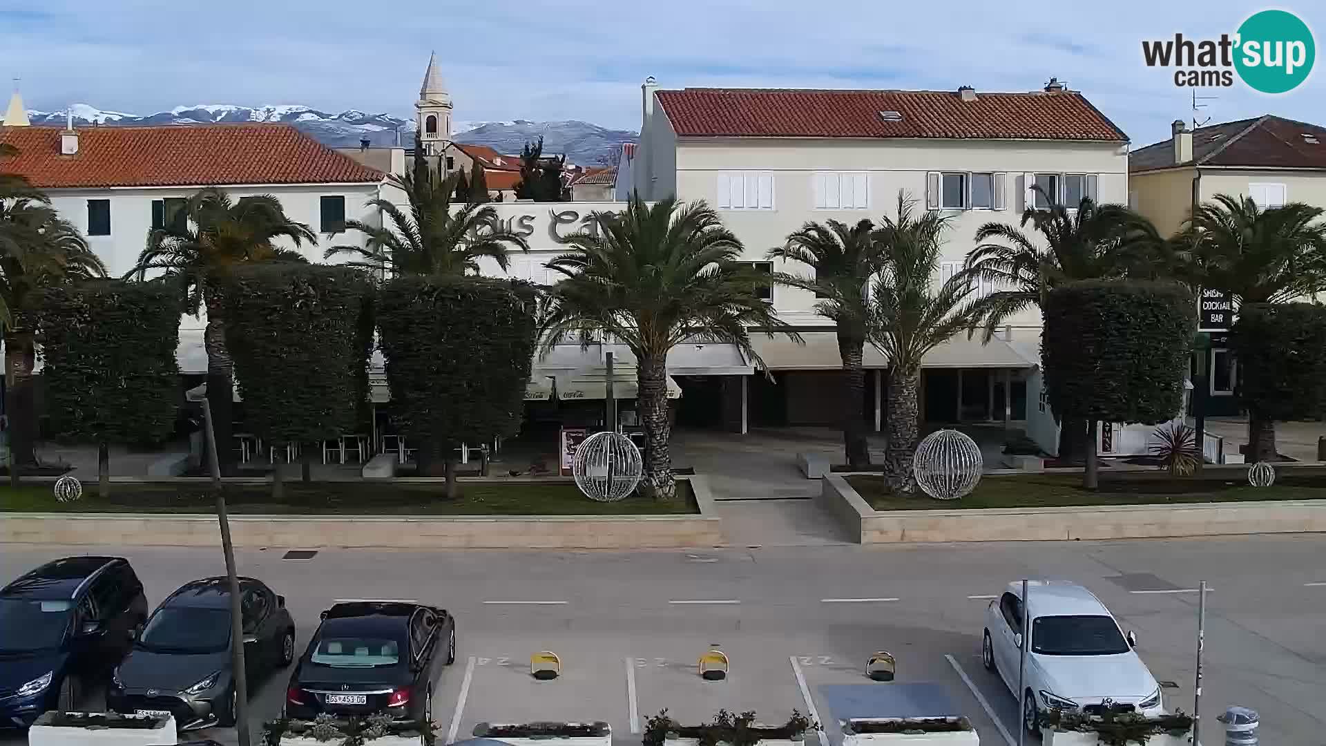 Livecam Promenade a Novalja