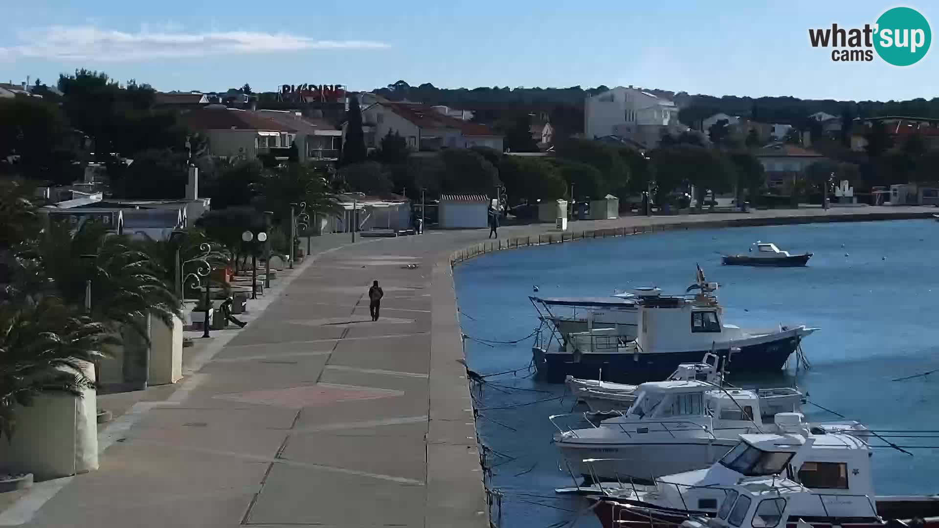 Livecam Promenade a Novalja