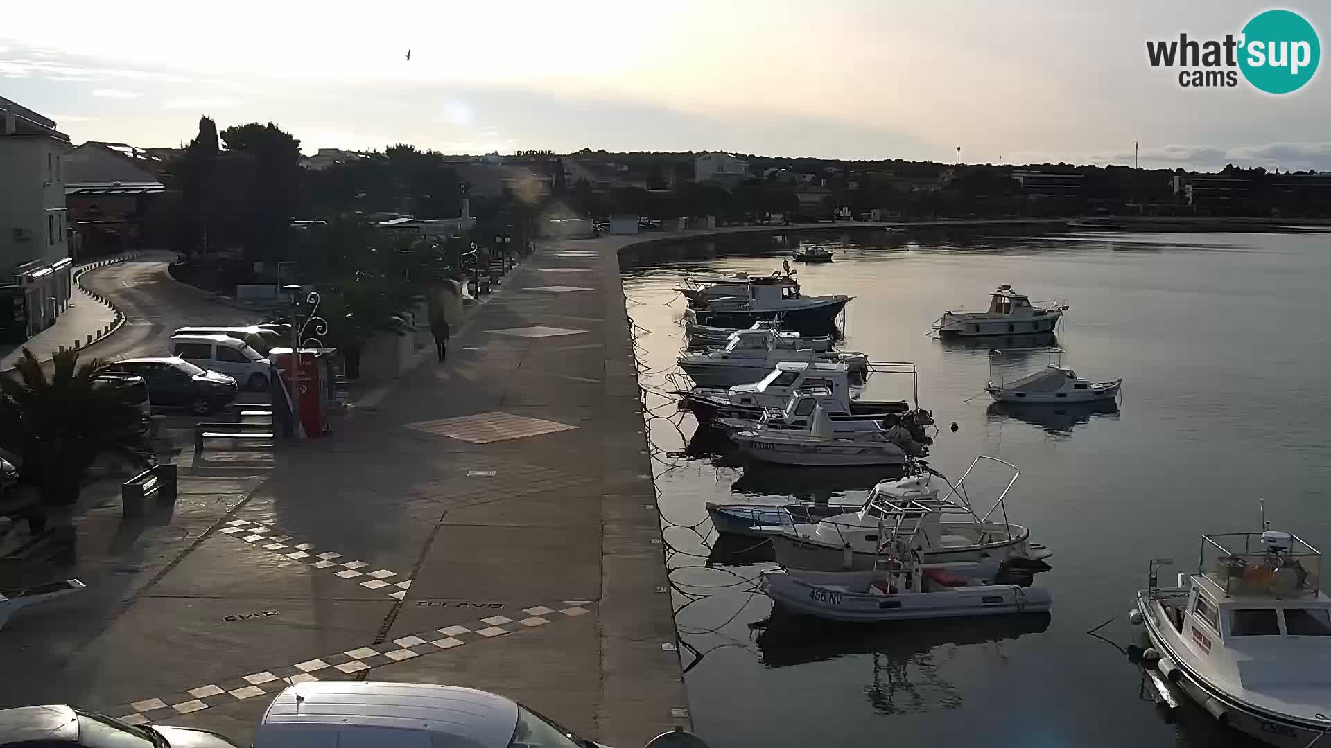 Novalja Livecam promenade