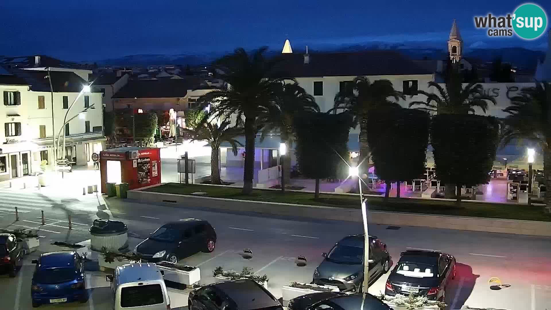 Novalja Livecam promenade