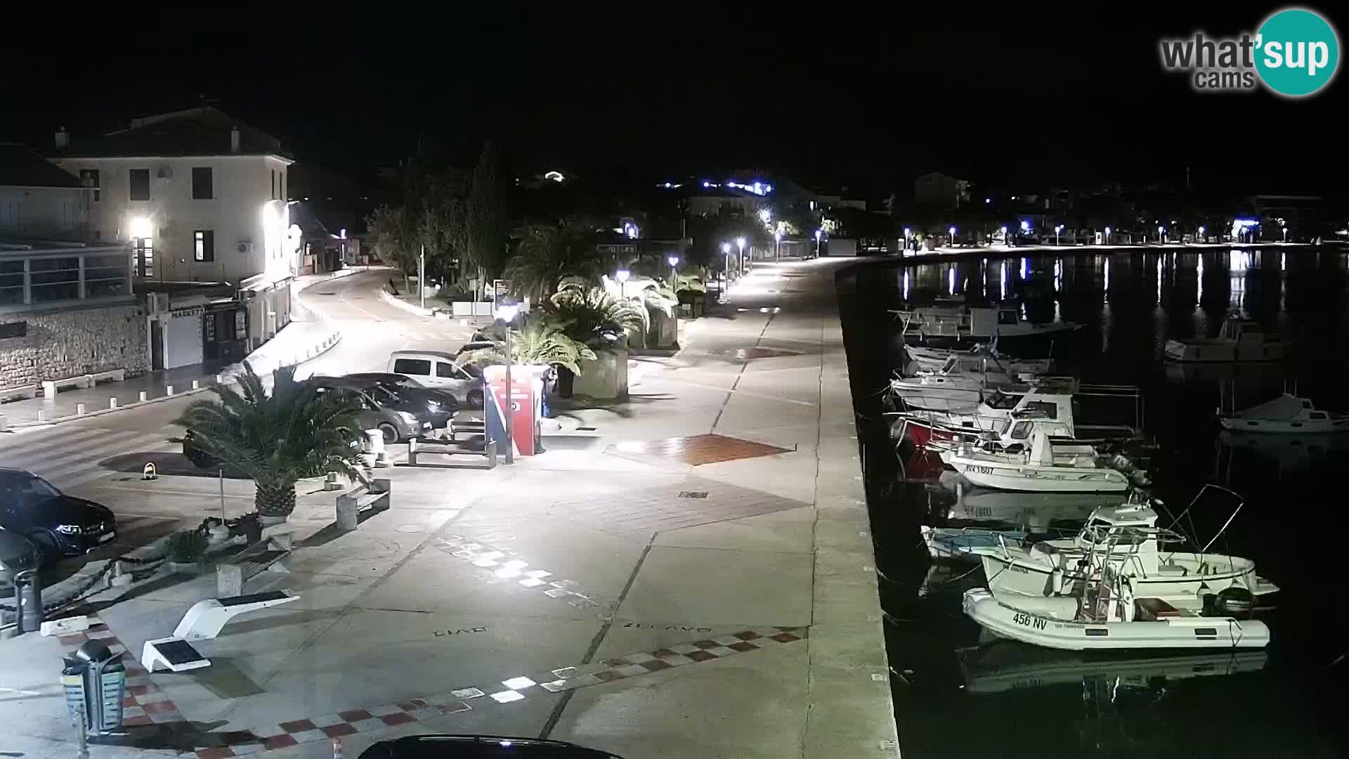 Novalja Livecam promenade