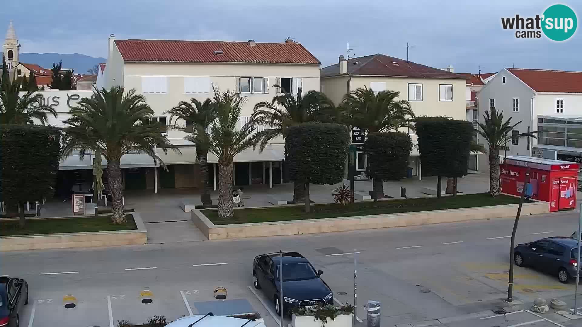 Novalja Livecam promenade