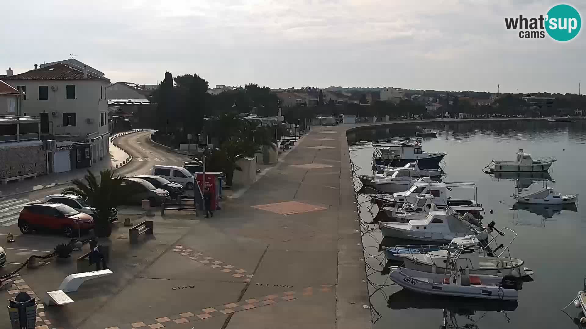 Novalja Livecam promenade