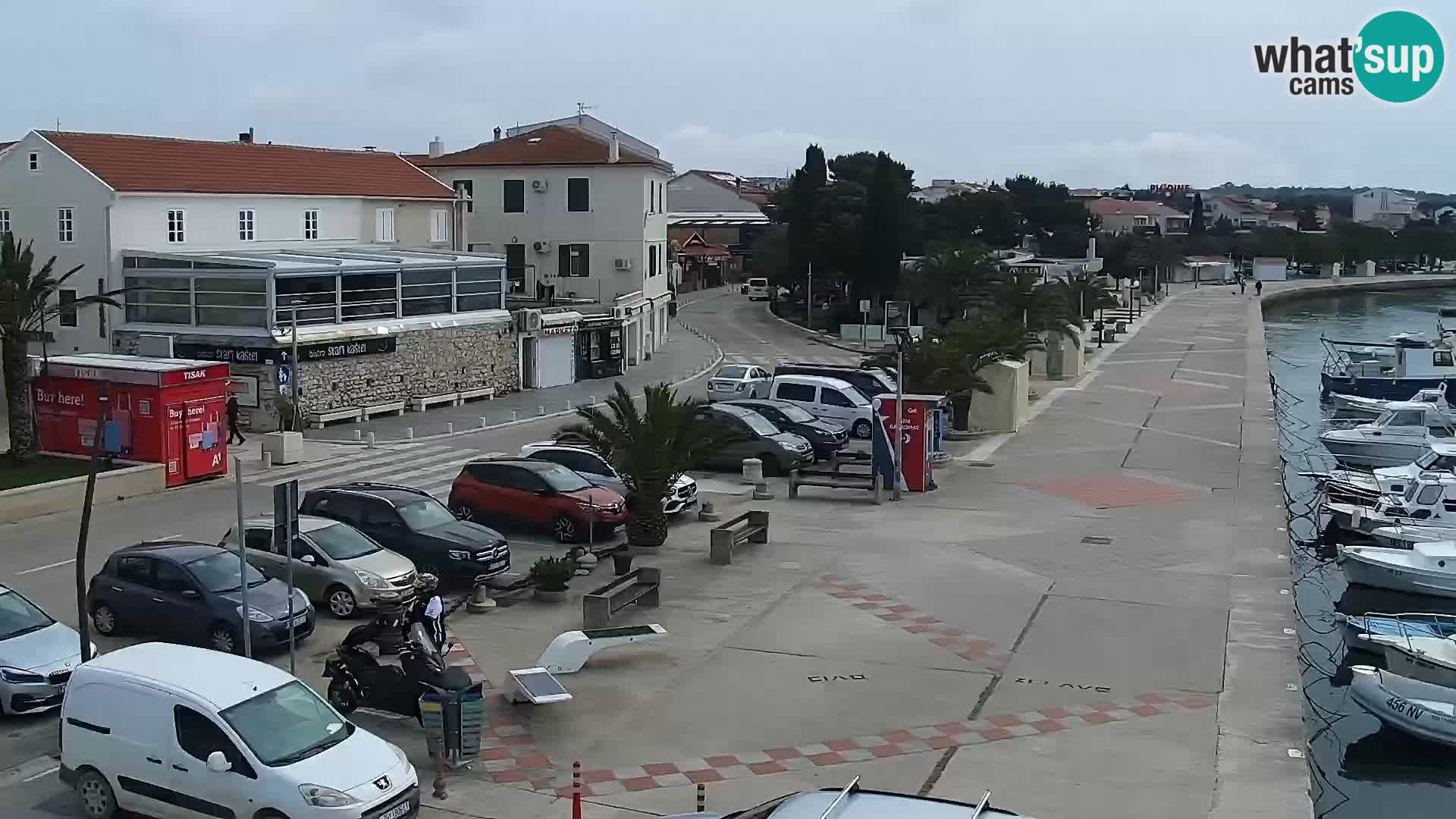 Novalja Livecam promenade