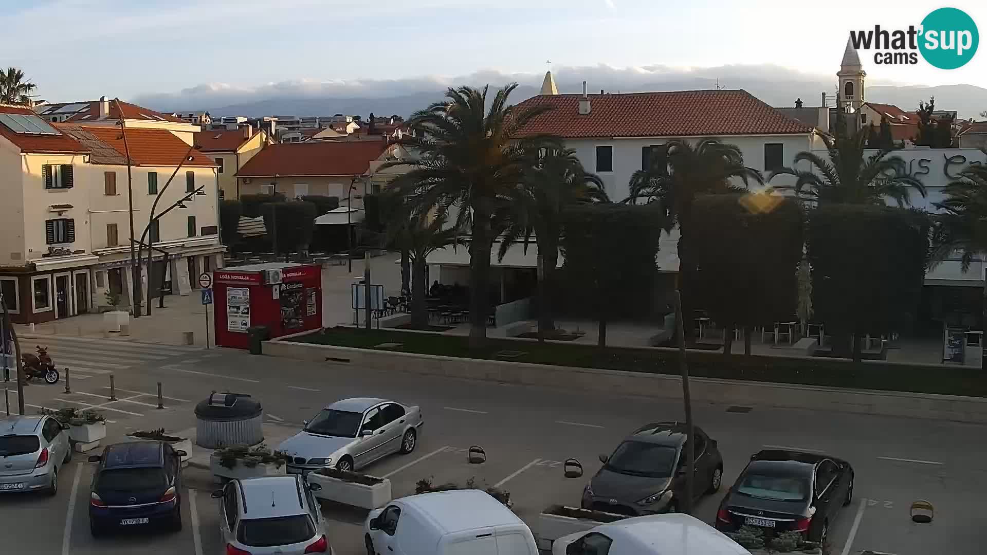 Novalja Livecam promenade