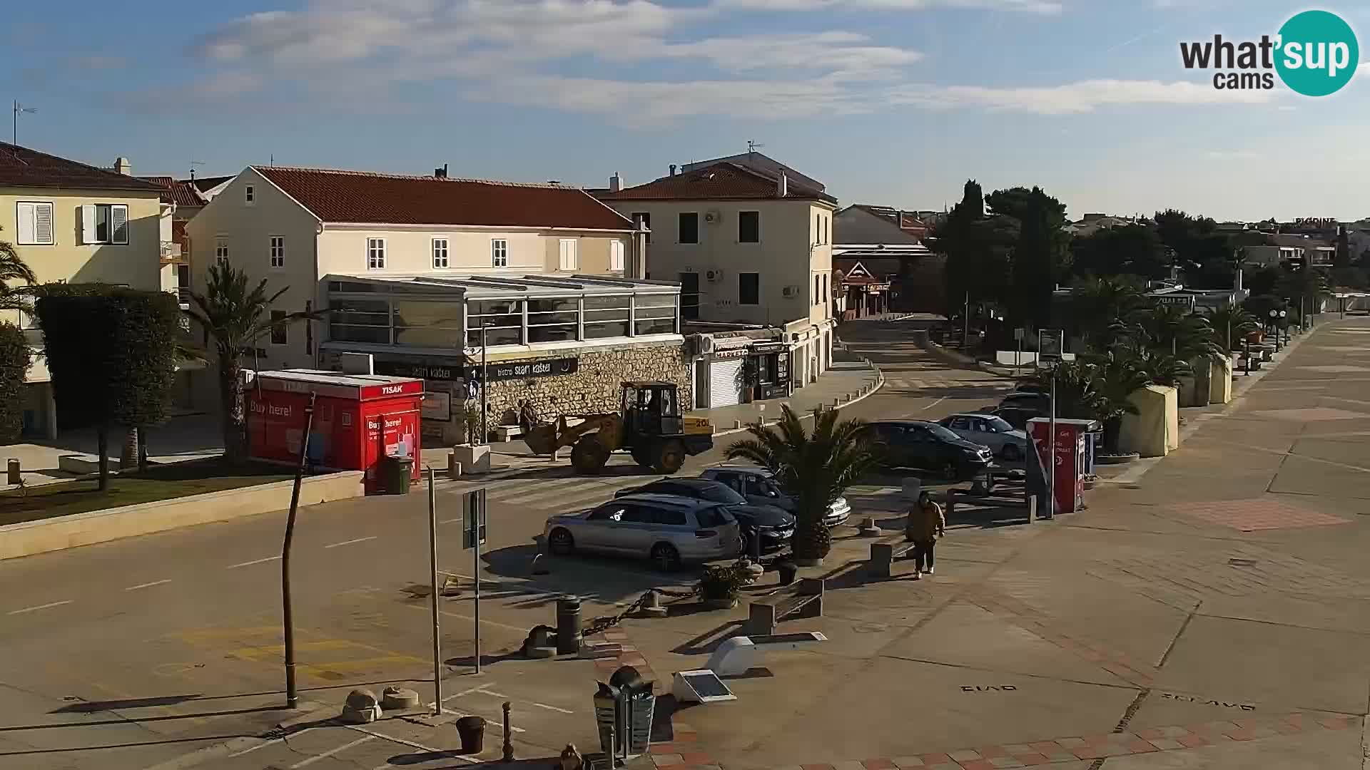 Novalja Livecam promenade