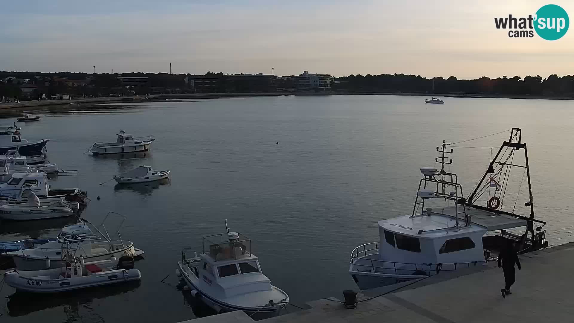 Novalja spletna kamera promenada