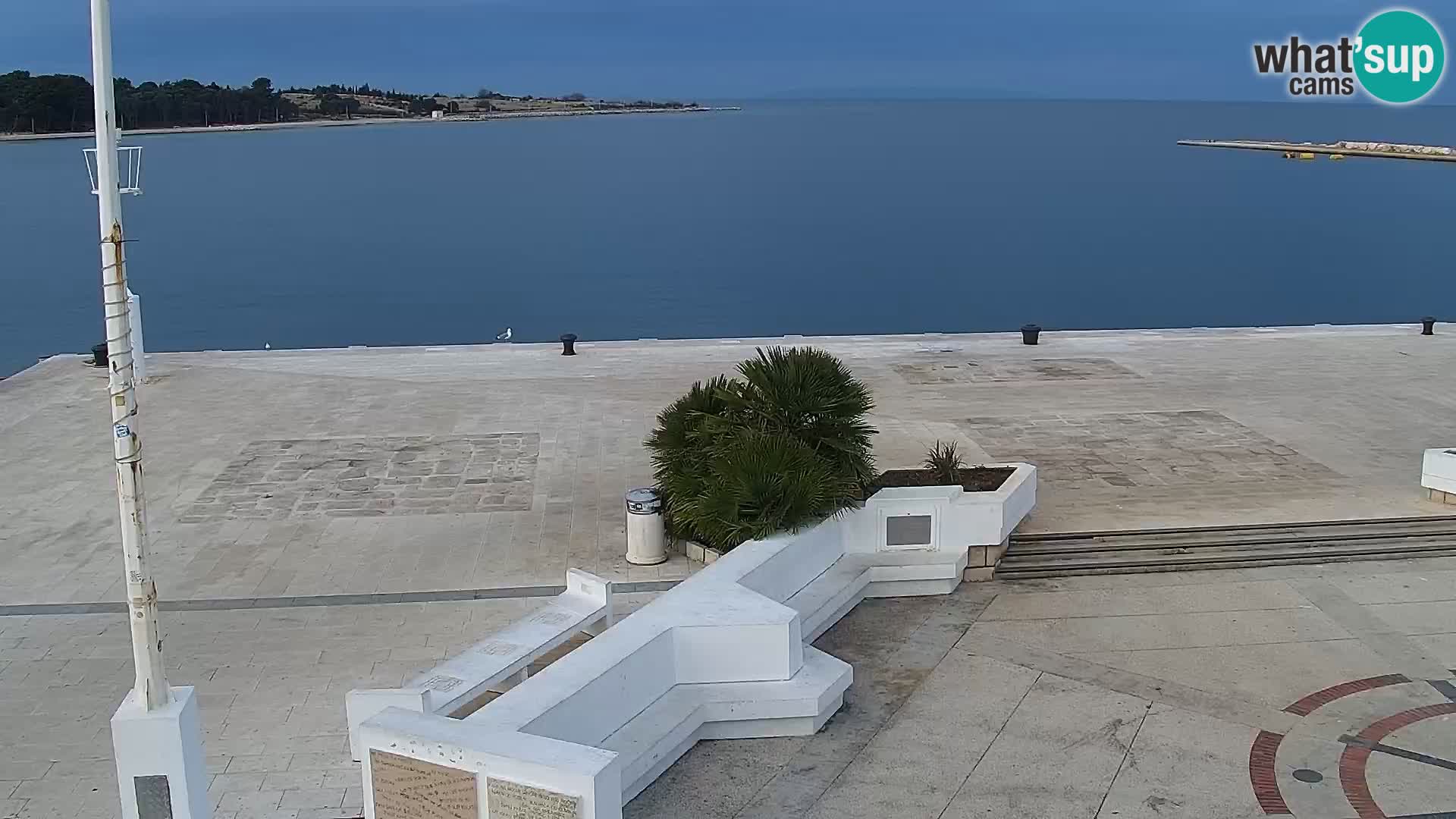 Web kamera Novalja promenada