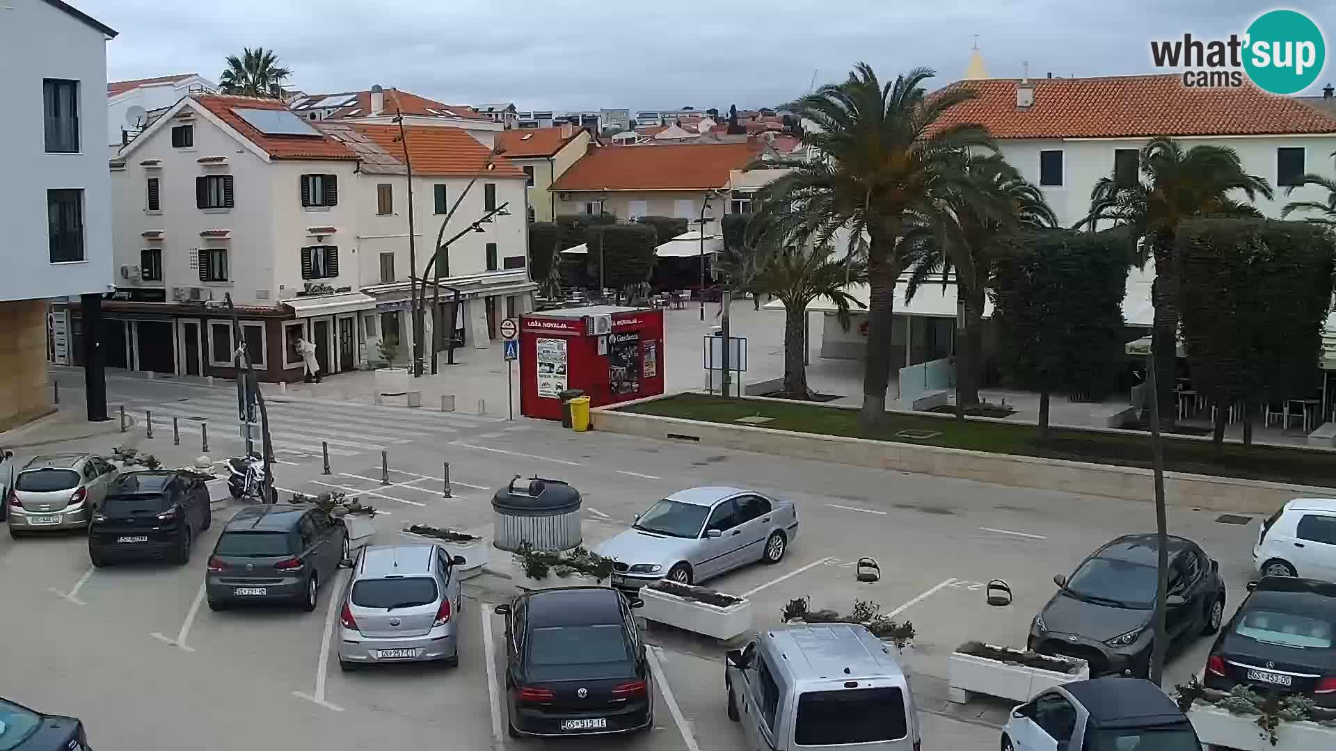 Novalja Livecam promenade