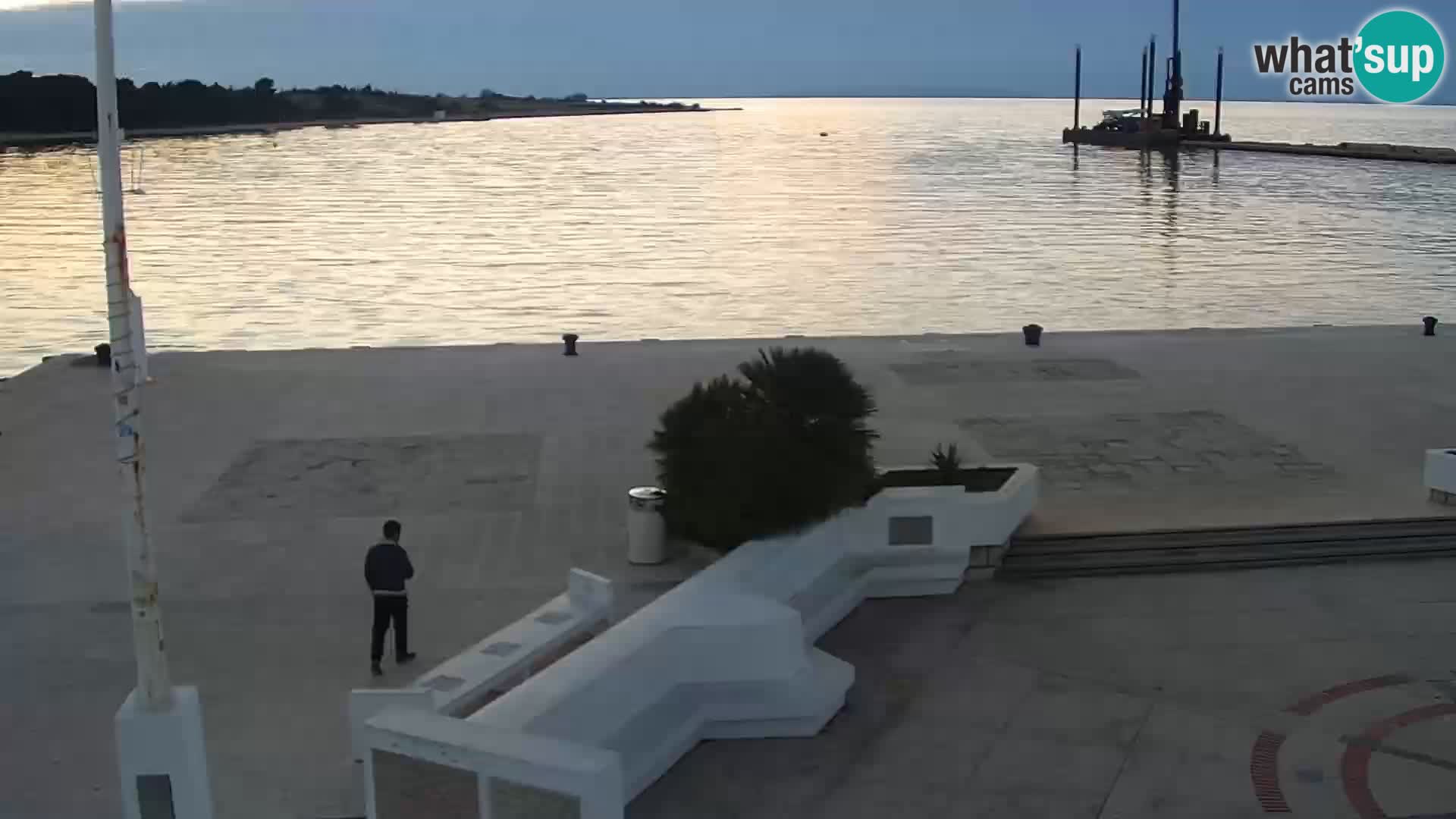 Novalja Livecam promenade