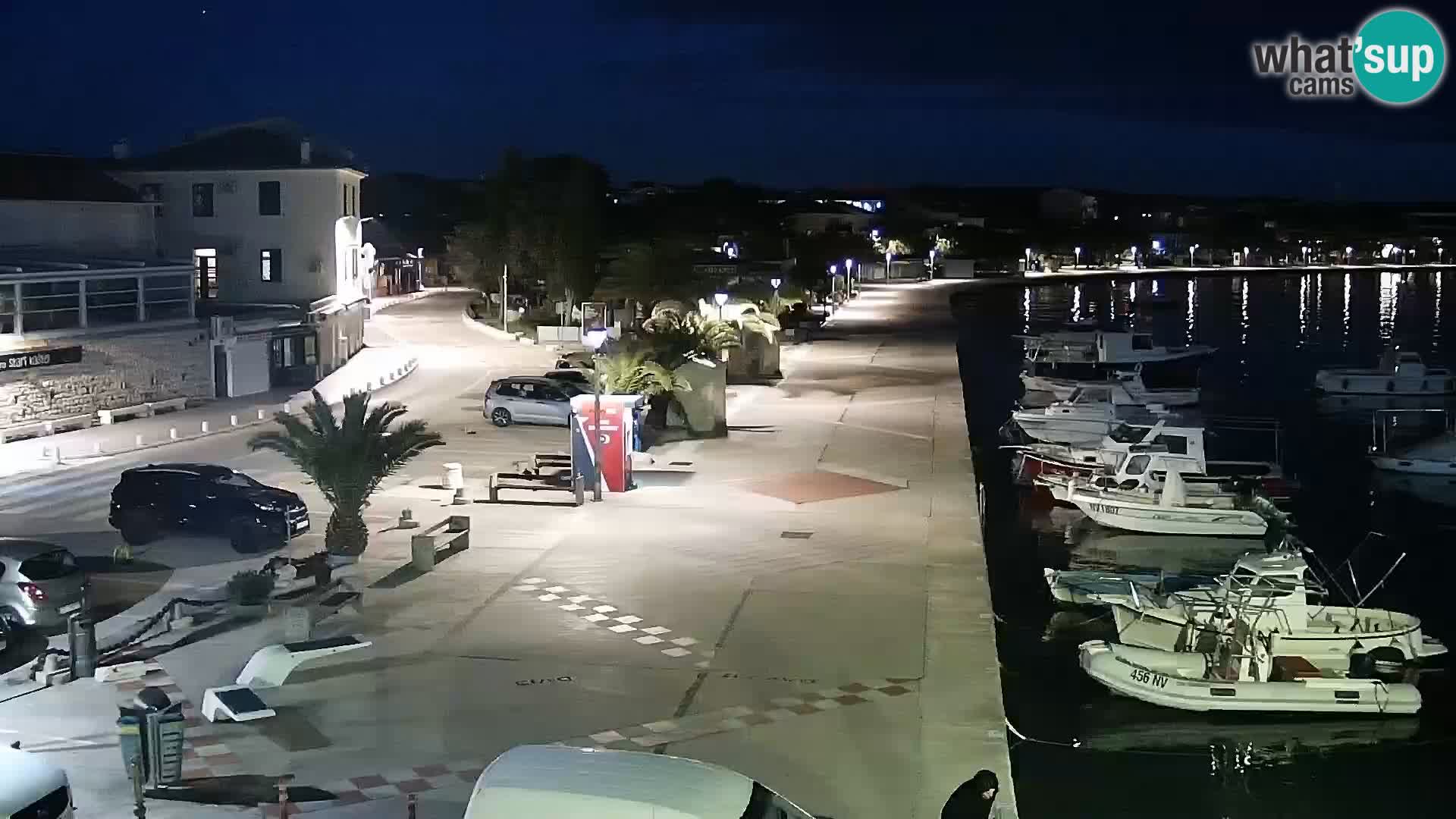 Novalja Livecam promenade