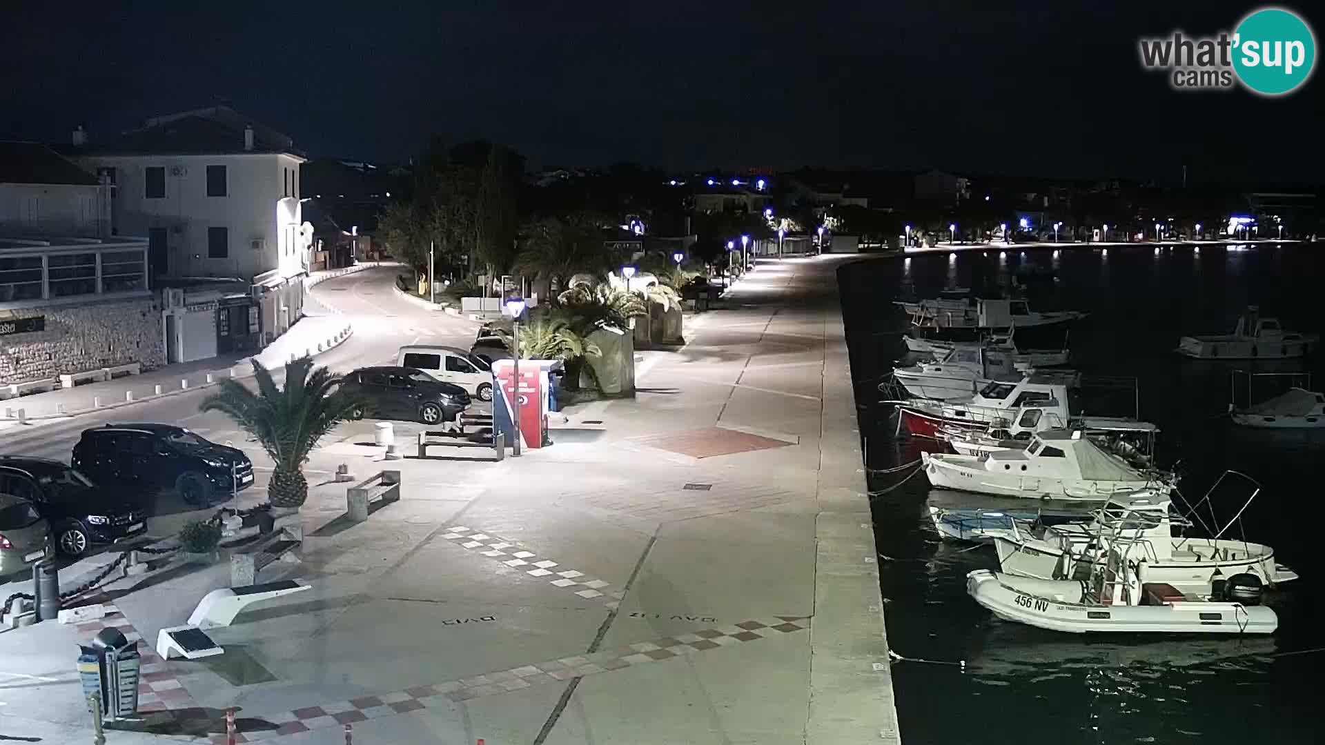 Livecam Promenade a Novalja