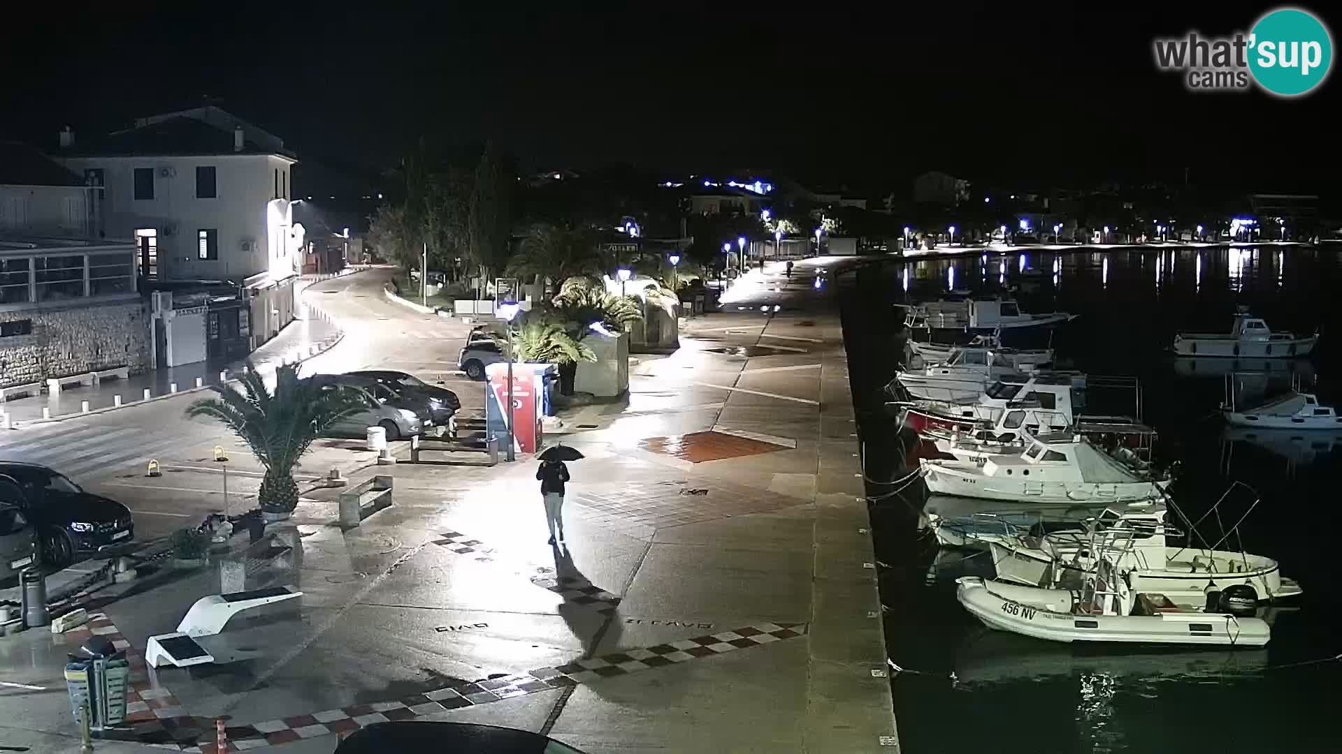 Novalja Livecam promenade
