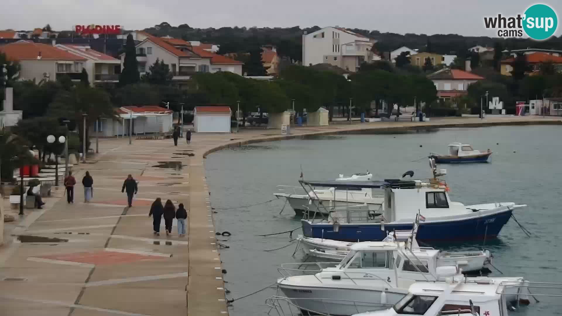 Novalja Livecam promenade