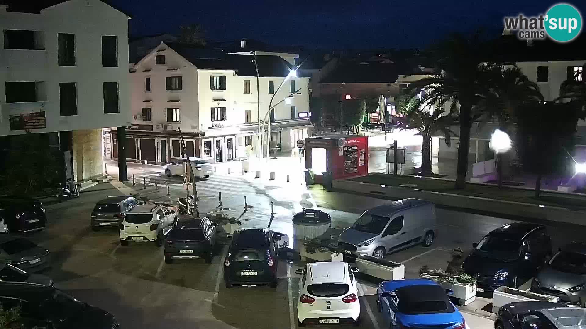Livecam Promenade a Novalja