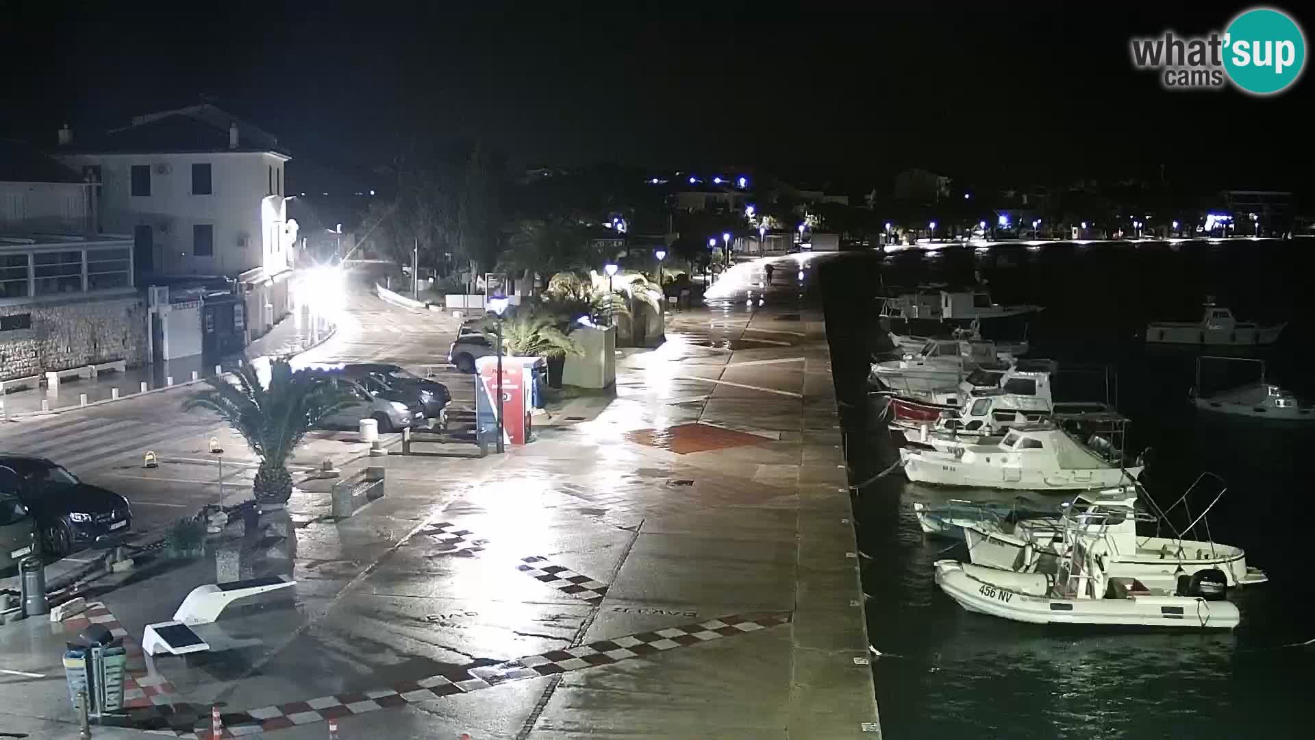 Novalja Livecam promenade