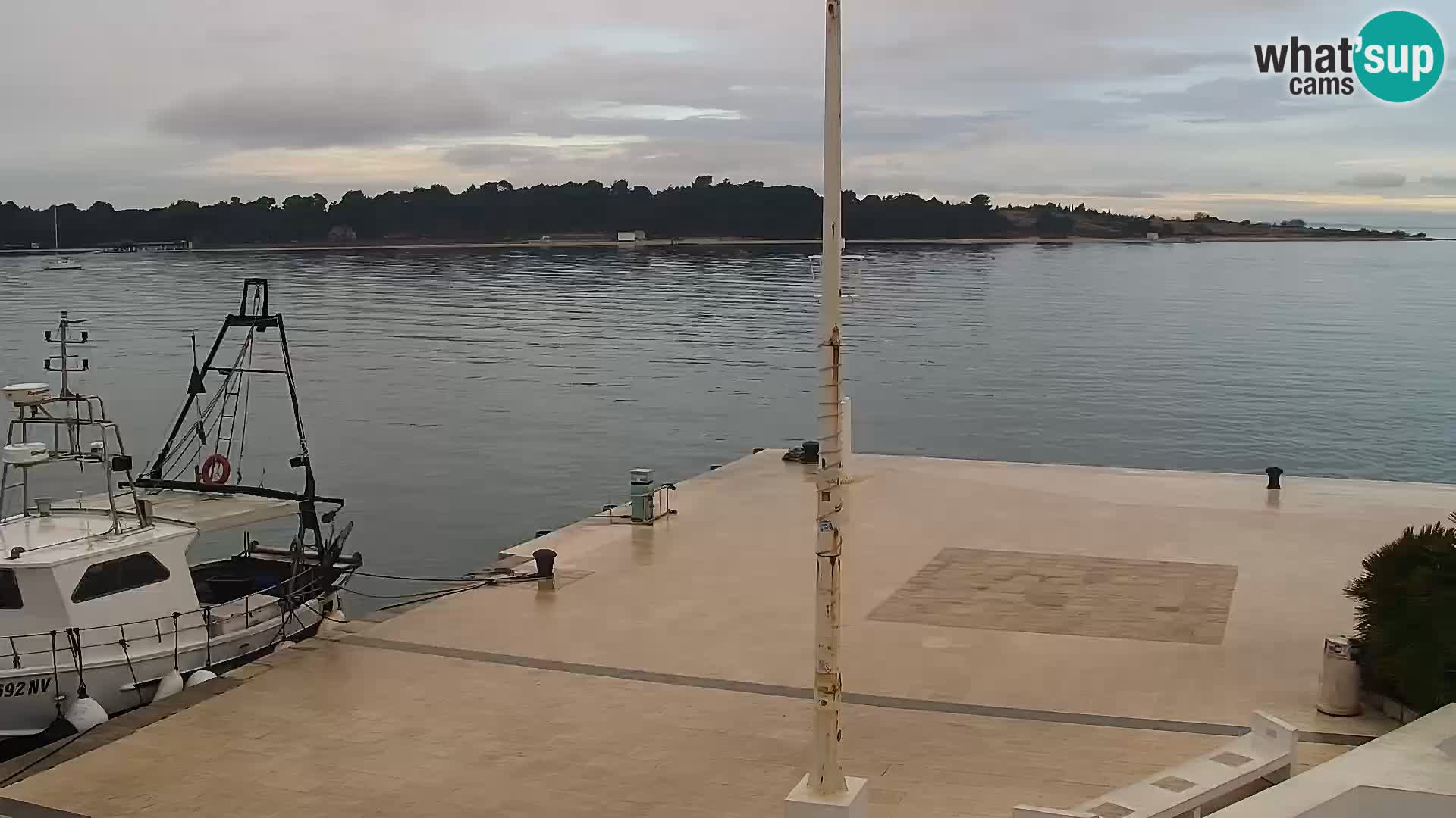 Webcam Novalja seaside promenade