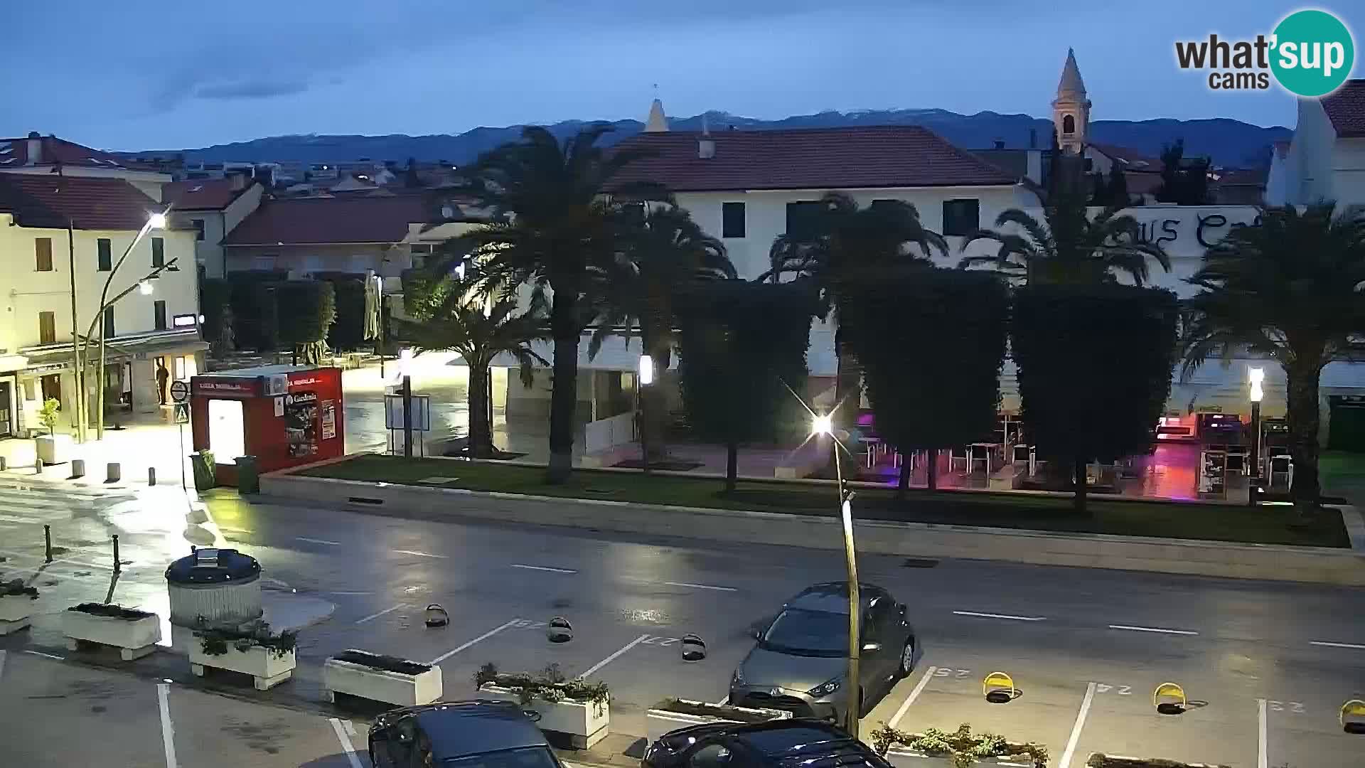Novalja Livecam promenade