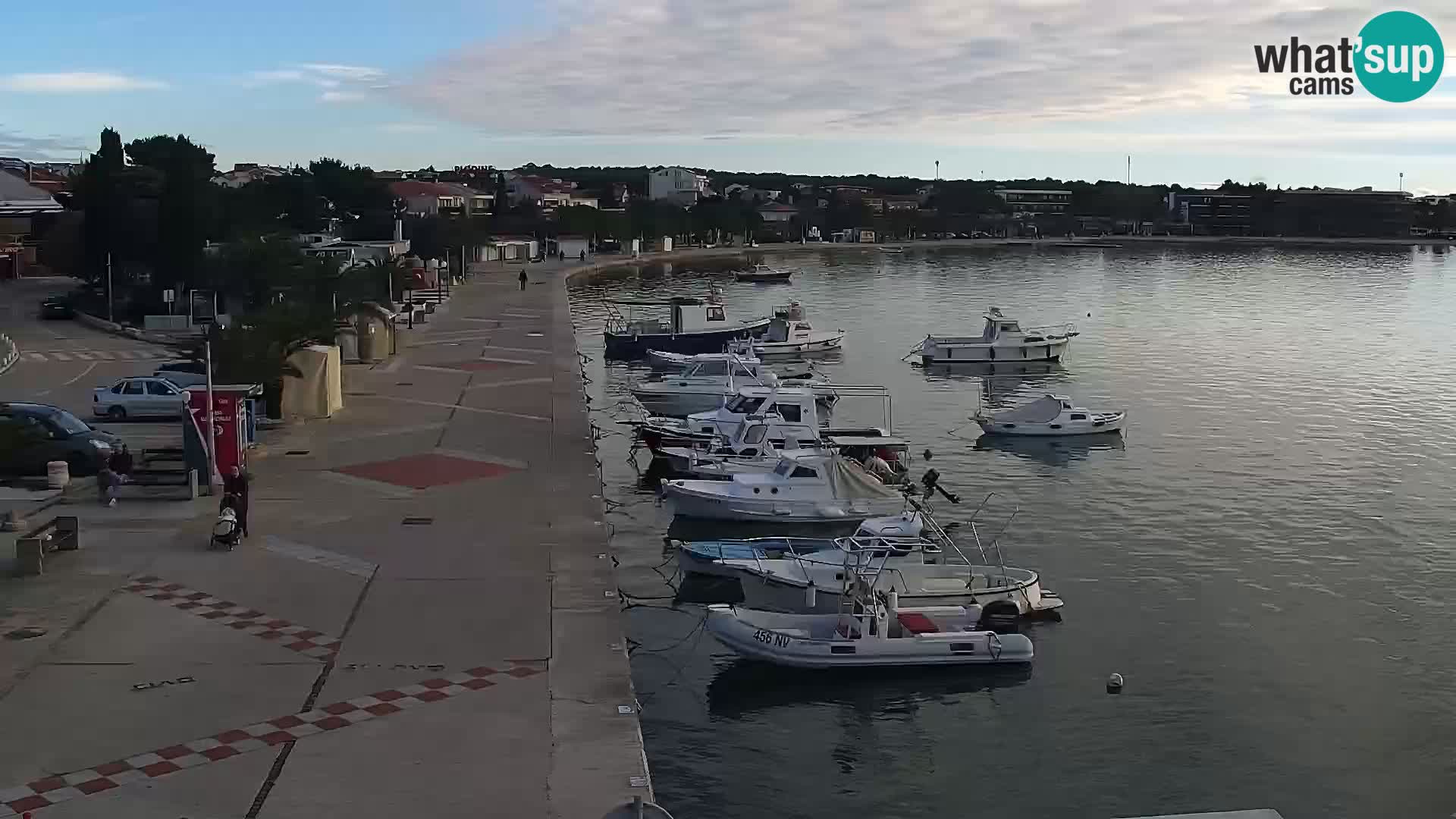 Livecam Promenade a Novalja
