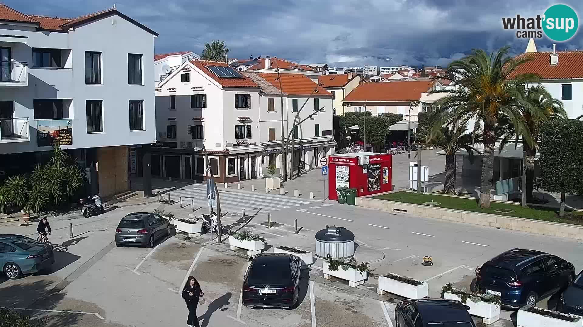 Novalja Livecam promenade