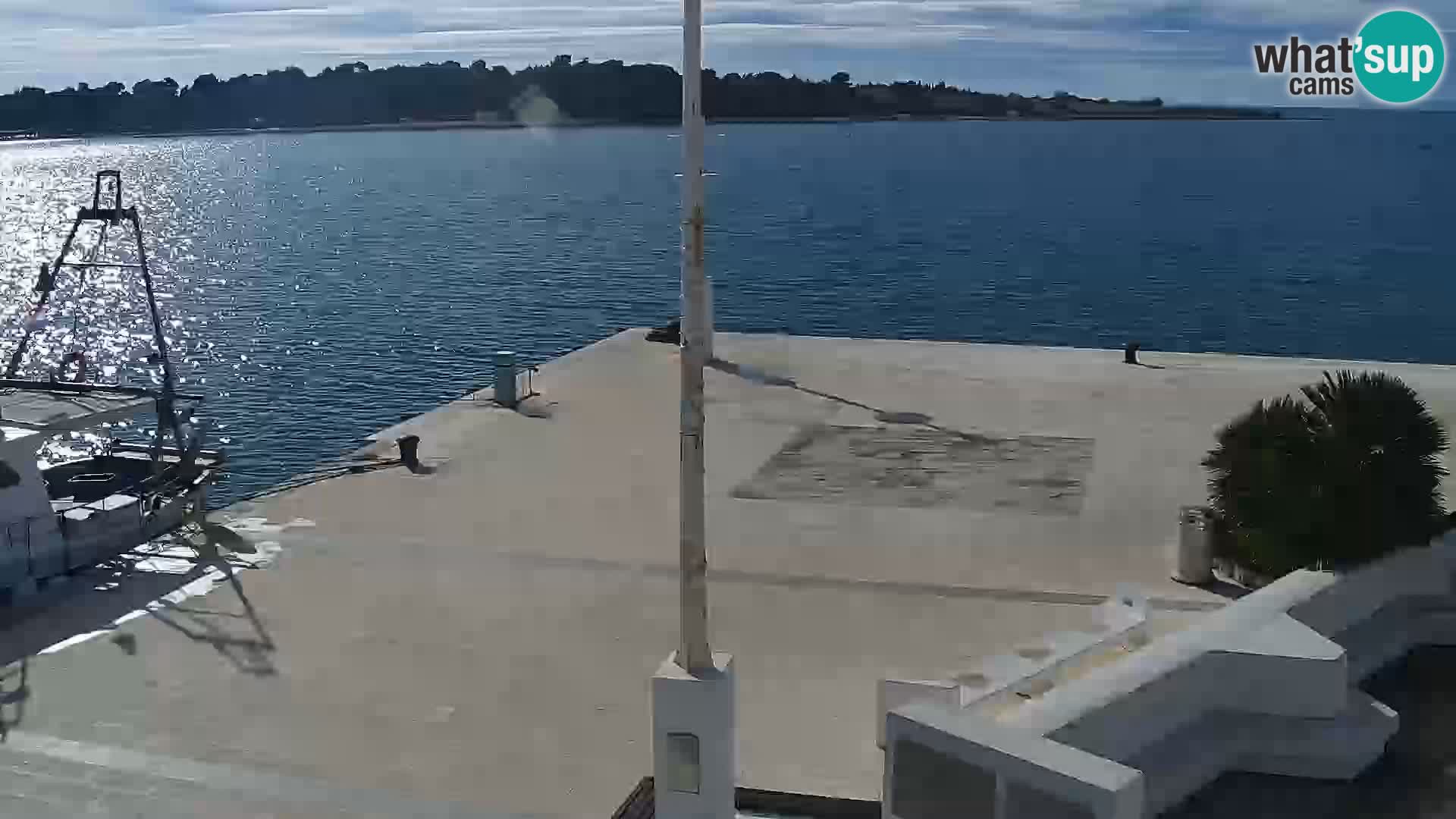 Novalja spletna kamera promenada