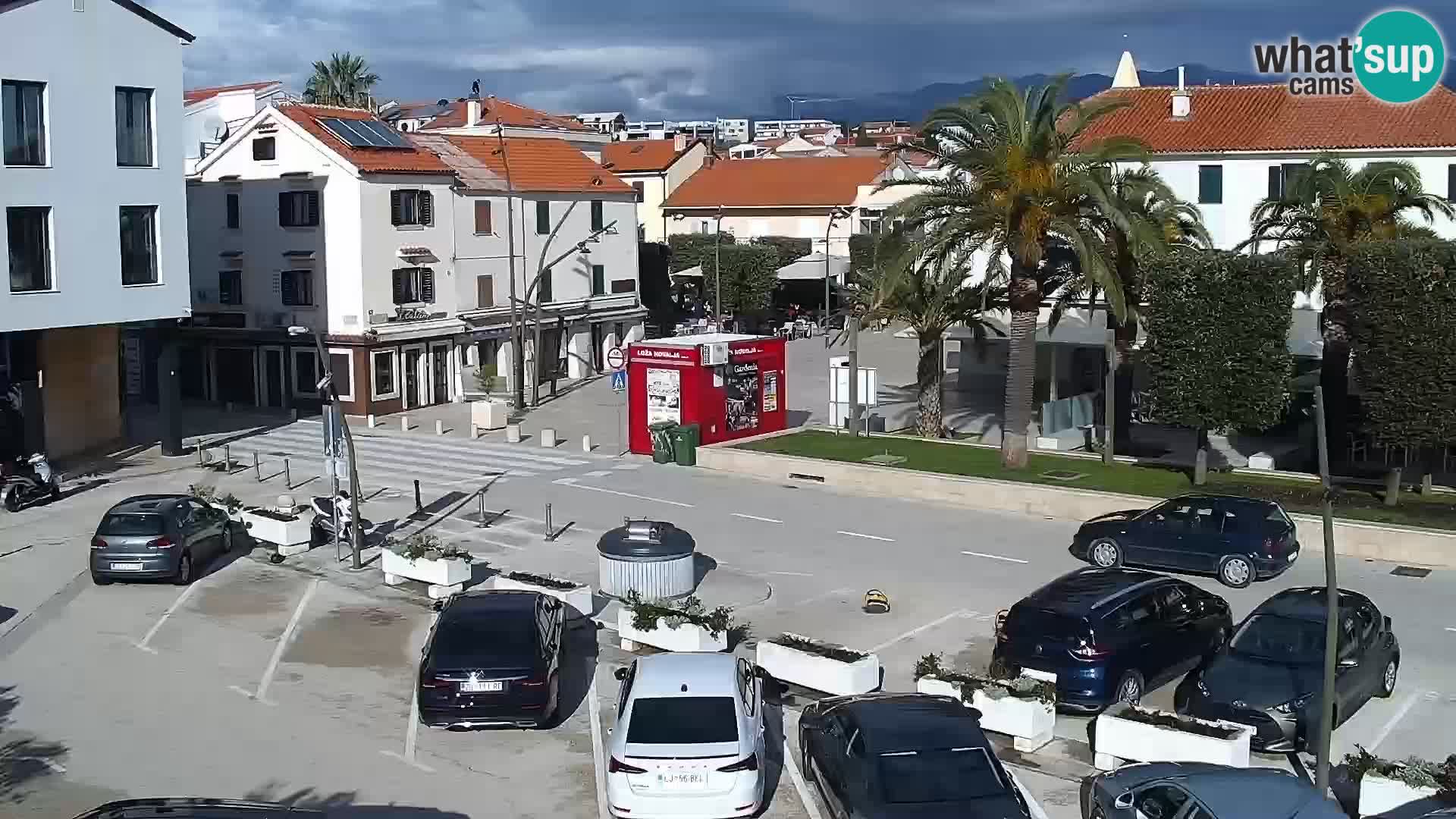 Novalja Livecam promenade