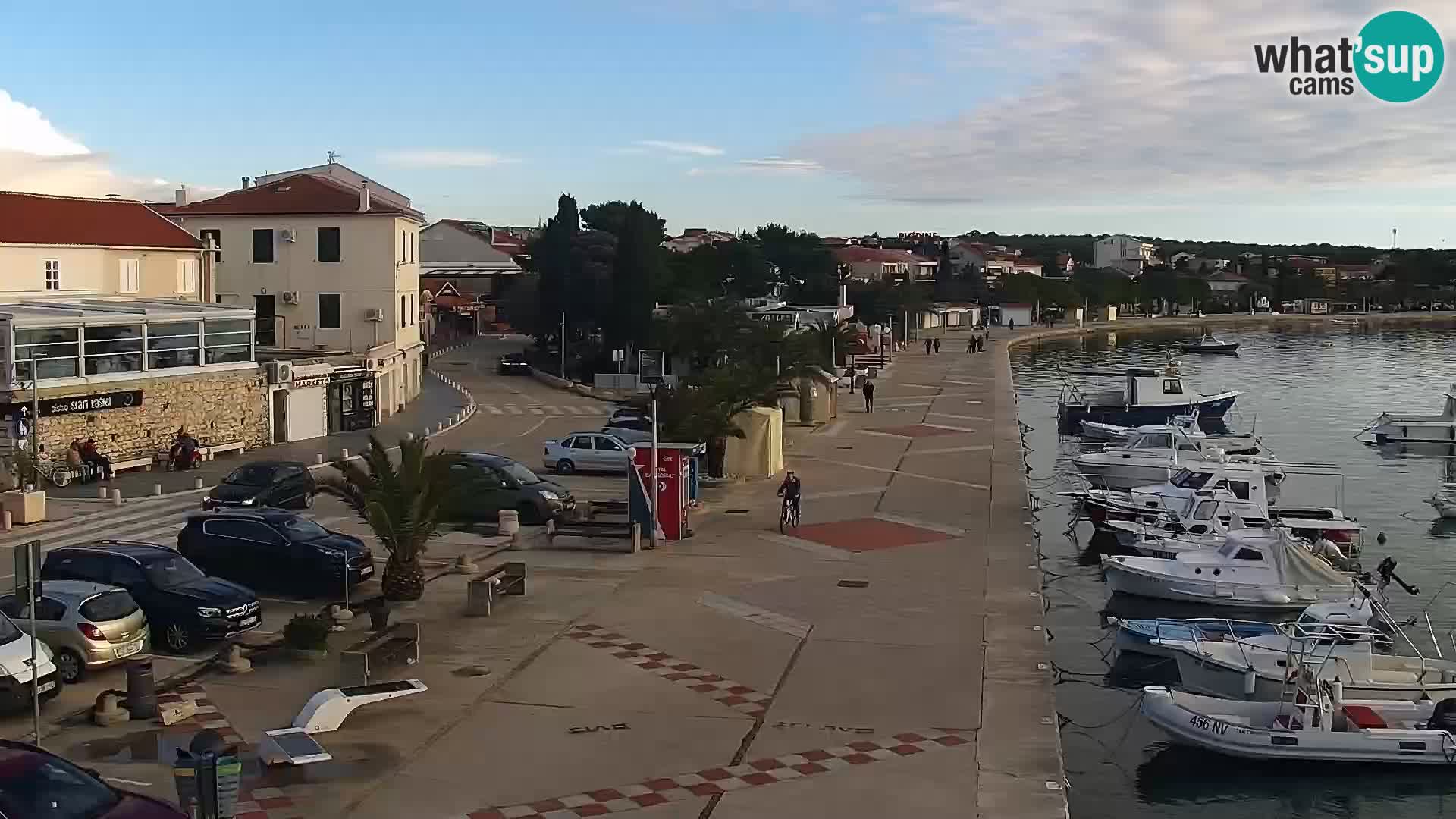 Novalja Livecam promenade