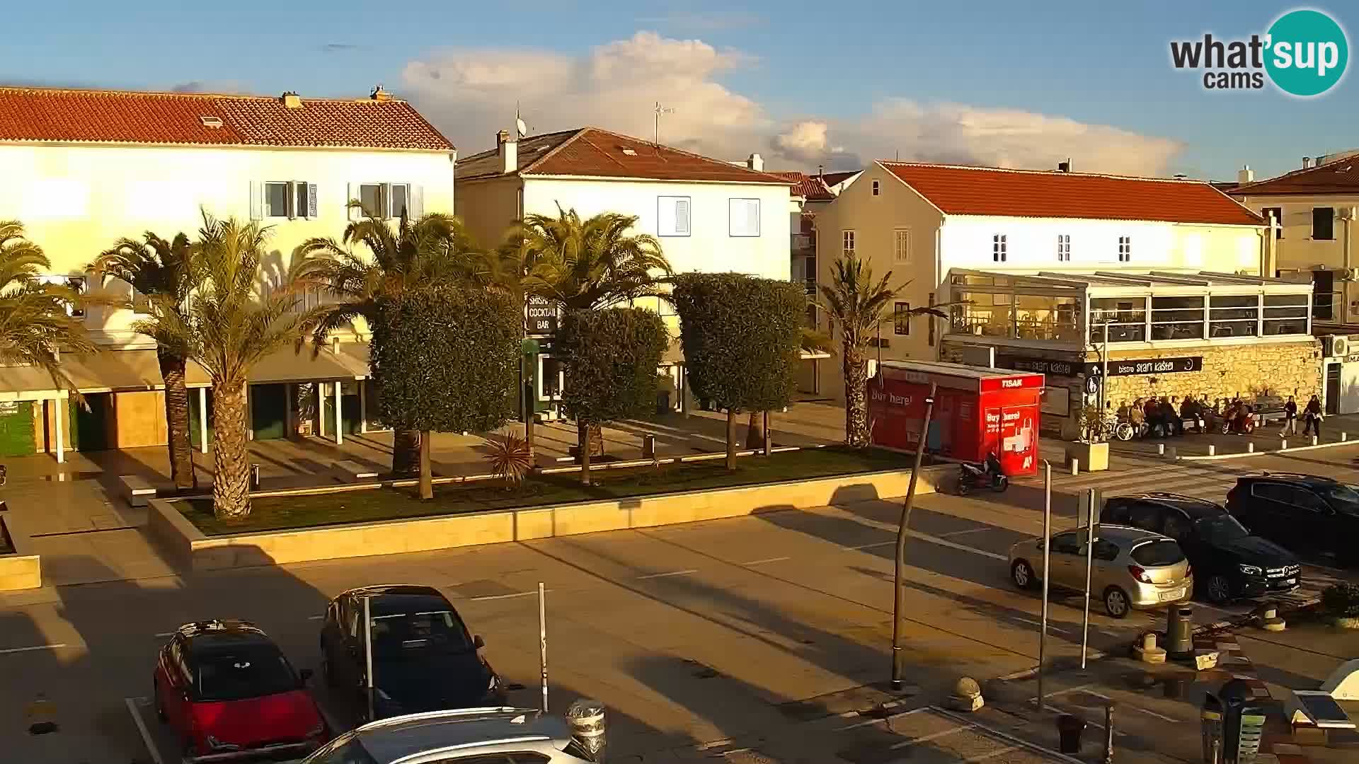 Livecam Promenade a Novalja