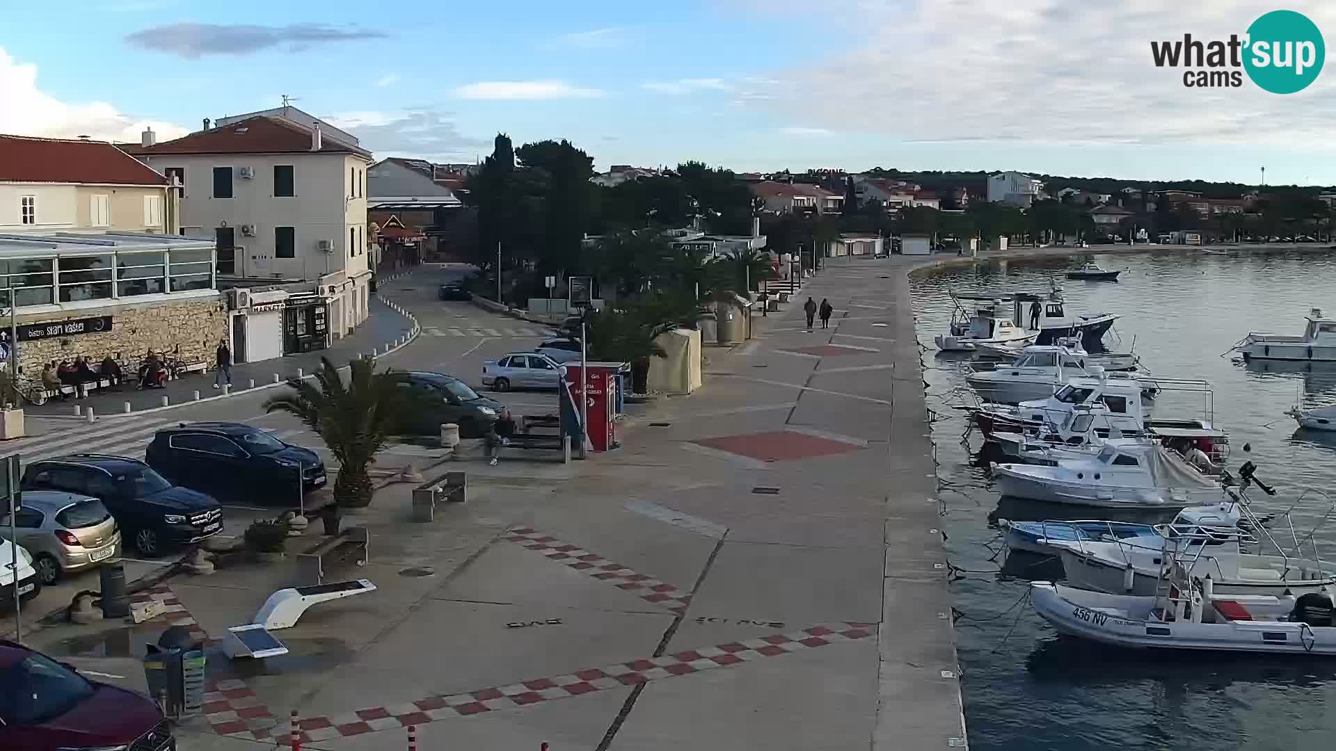 Livecam Promenade a Novalja