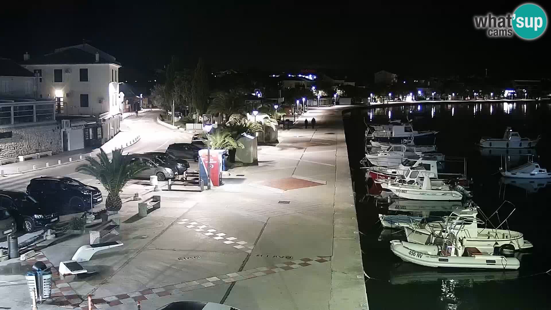 Novalja Livecam promenade
