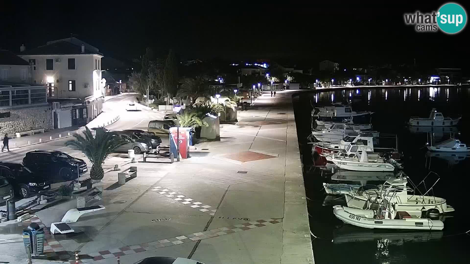 Novalja Livecam promenade