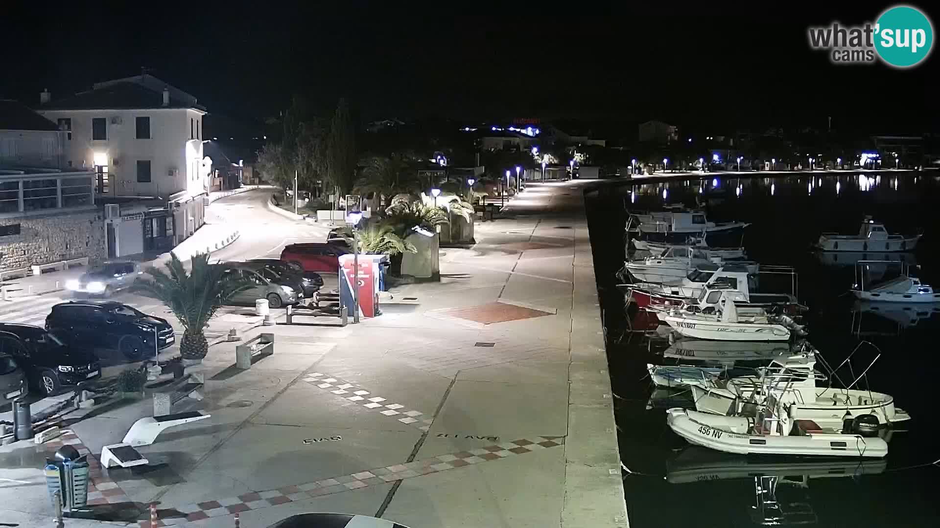 Novalja Livecam promenade