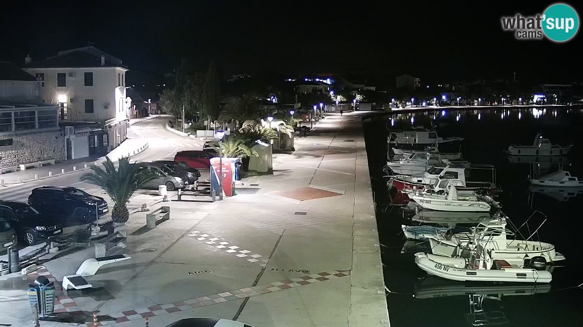 Novalja Livecam promenade