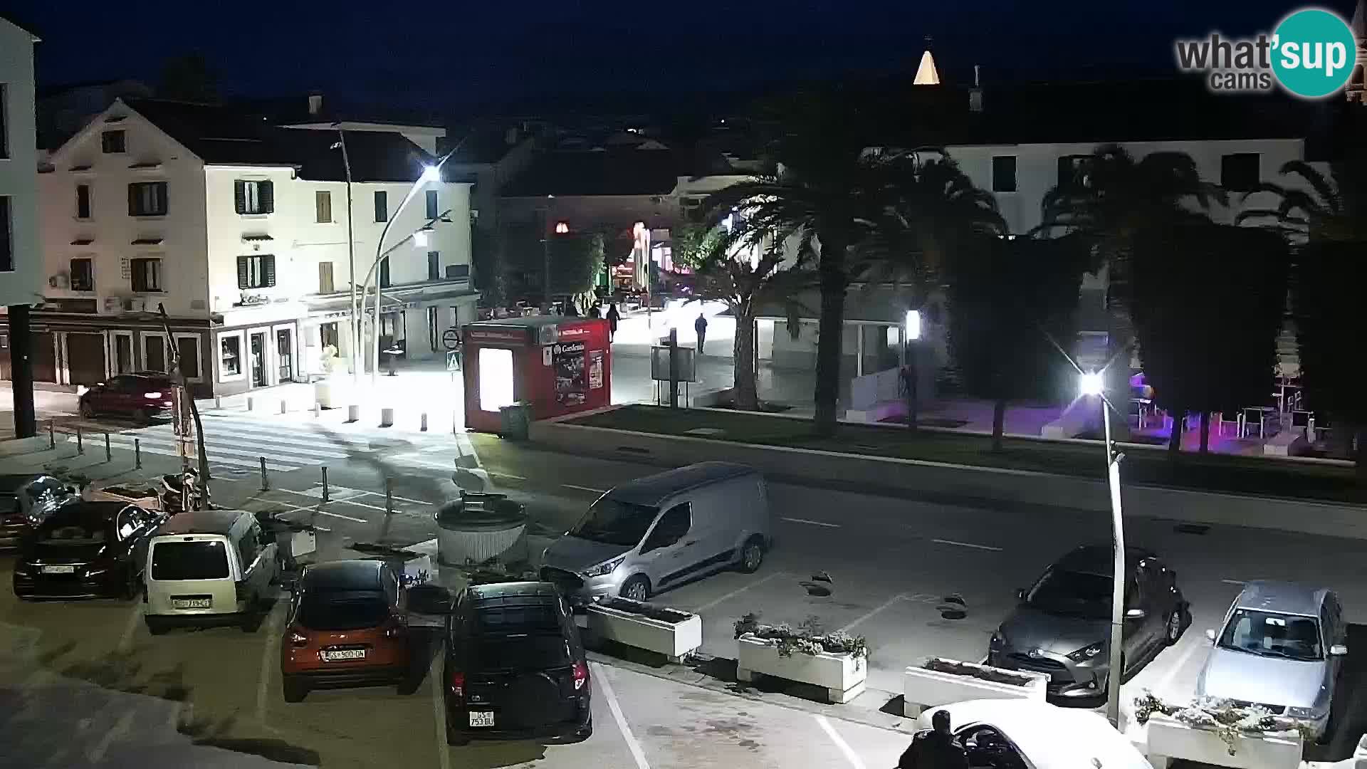 Livecam Promenade a Novalja